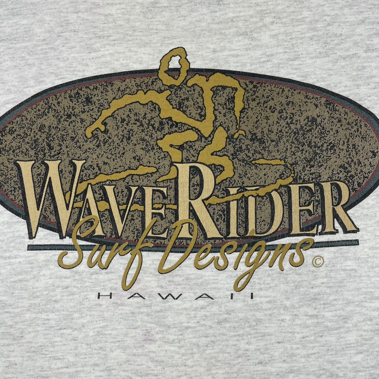 Tultex × Vintage Vintage Tultex Wave Rider Surf Design Hawaii T-shirt Size US XL / EU 56 / 4 - 6 Thumbnail