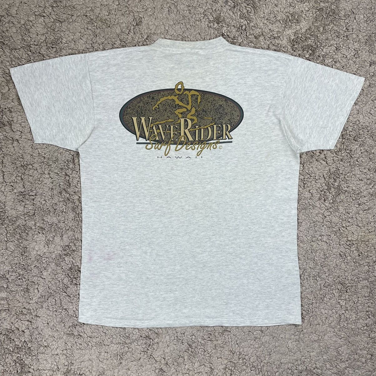 Tultex × Vintage Vintage Tultex Wave Rider Surf Design Hawaii T-shirt Size US XL / EU 56 / 4 - 1 Thumbnail