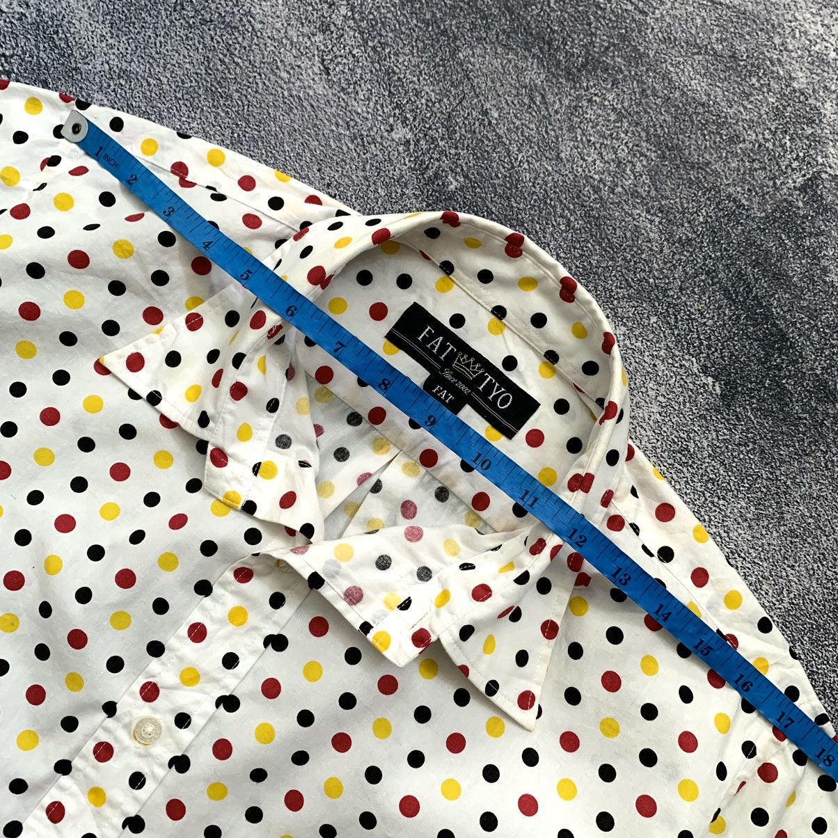 Fat Tokyo × Issey Miyake × Japanese Brand 🔥FATYO Tokyo japan polka shirt Size US L / EU 52-54 / 3 - 10 Thumbnail
