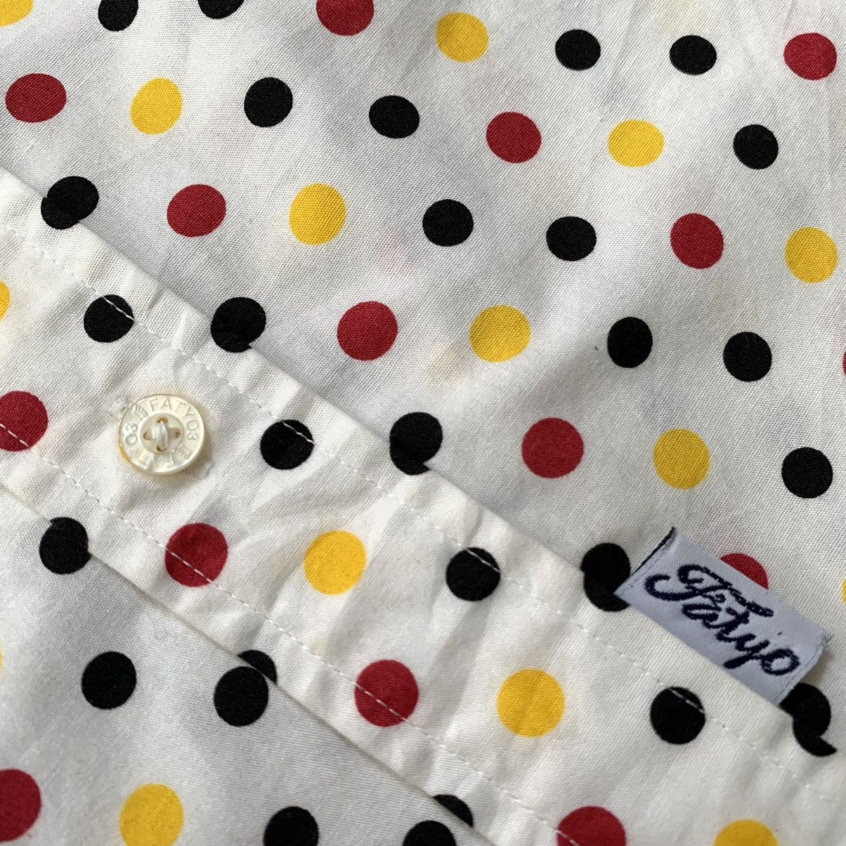 Fat Tokyo × Issey Miyake × Japanese Brand 🔥FATYO Tokyo japan polka shirt Size US L / EU 52-54 / 3 - 5 Thumbnail