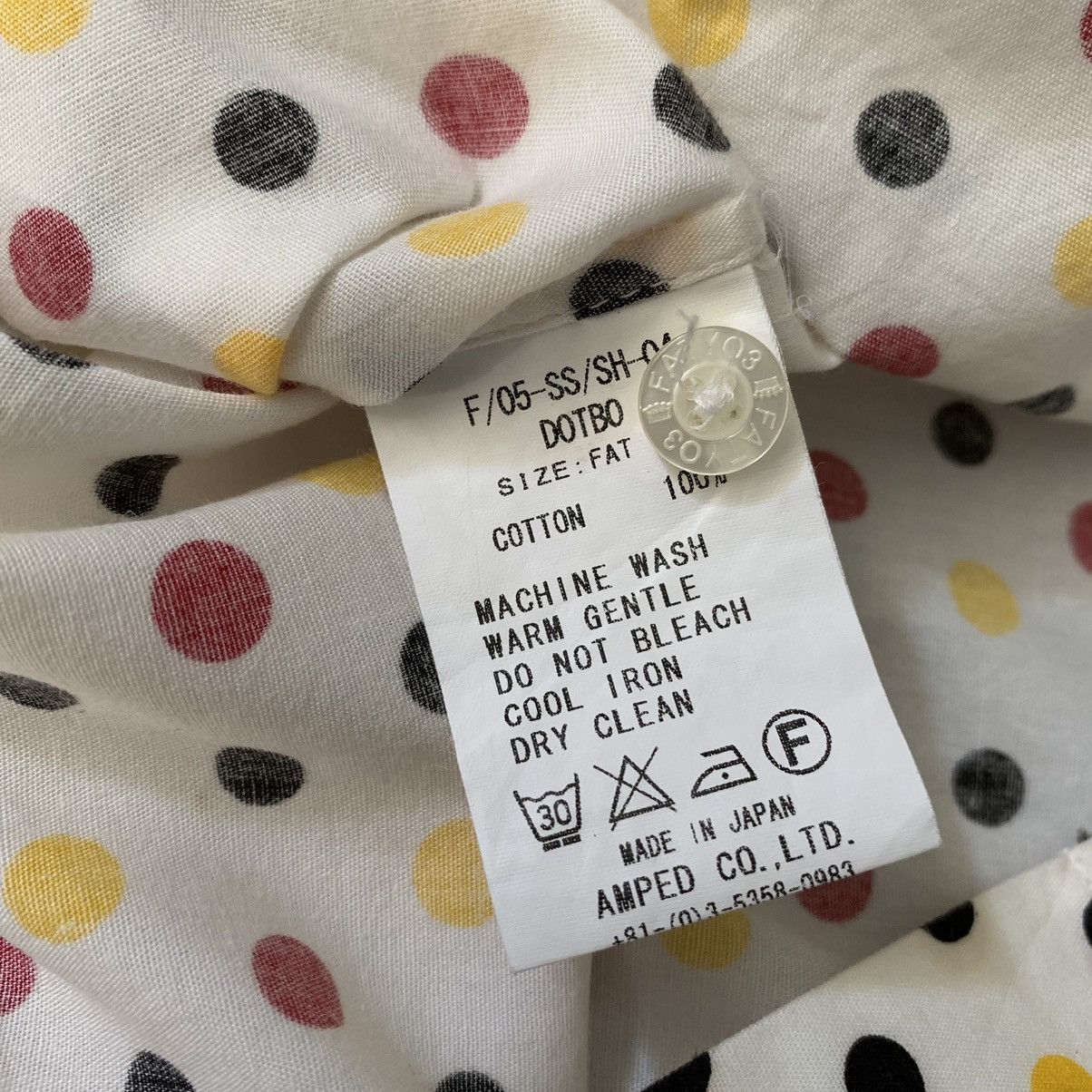 Fat Tokyo × Issey Miyake × Japanese Brand 🔥FATYO Tokyo japan polka shirt Size US L / EU 52-54 / 3 - 6 Thumbnail