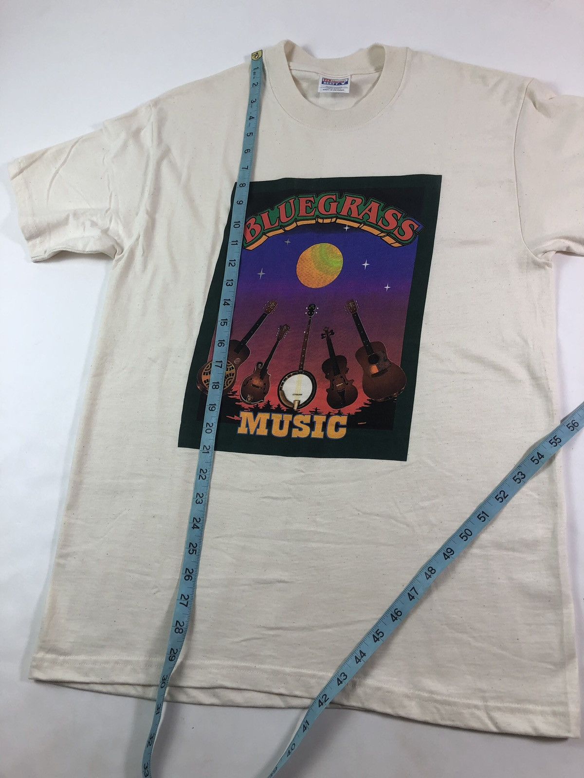 Hanes Vintage Bluegrass Music Festival Banjo Folk Country T-Shirt Size US M / EU 48-50 / 2 - 7 Thumbnail