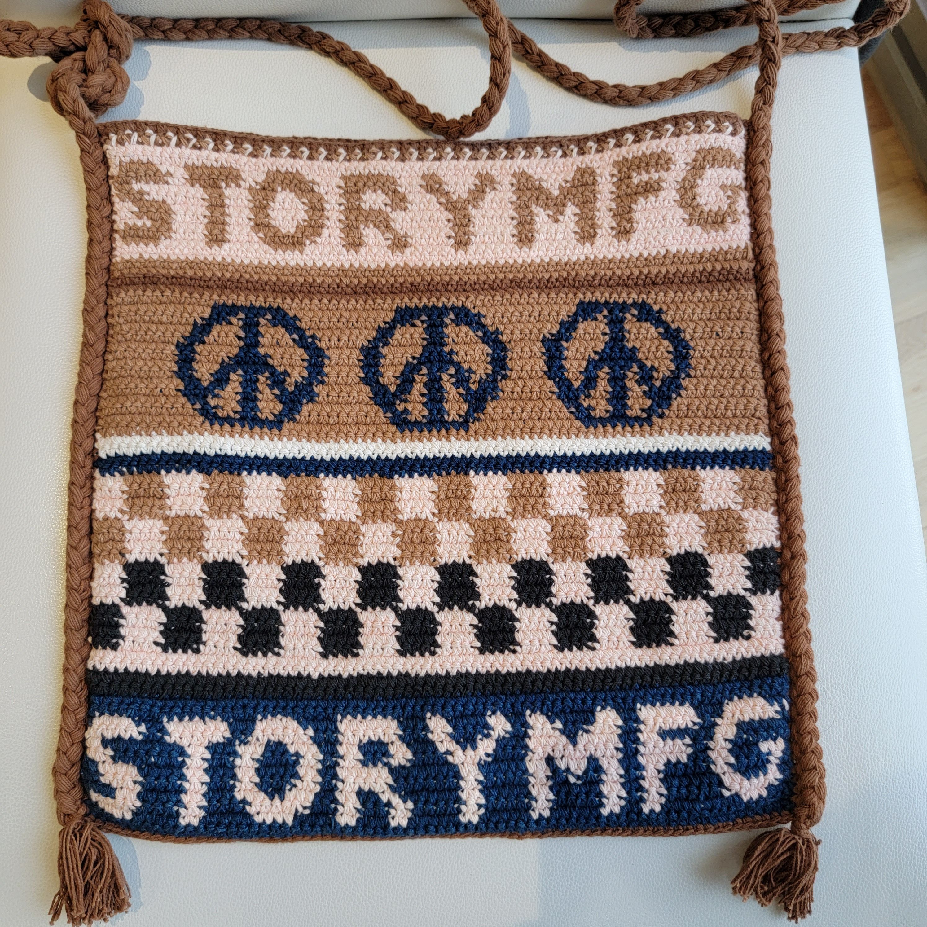 Story Mfg. STORY MFG. Stash Crochet Organic Cotton Tote | Grailed 