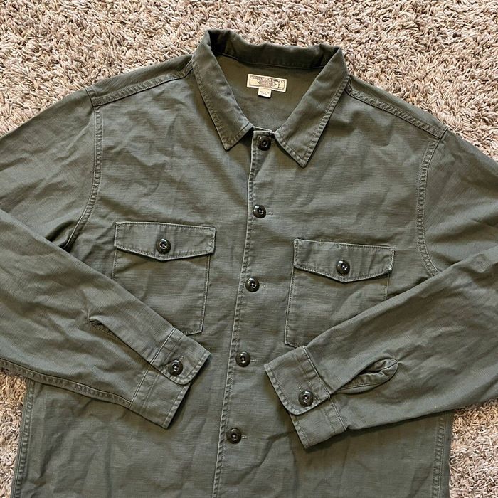 Wallace & Barnes Army Military Field Cargo M65 Button Up Shirt | Grailed