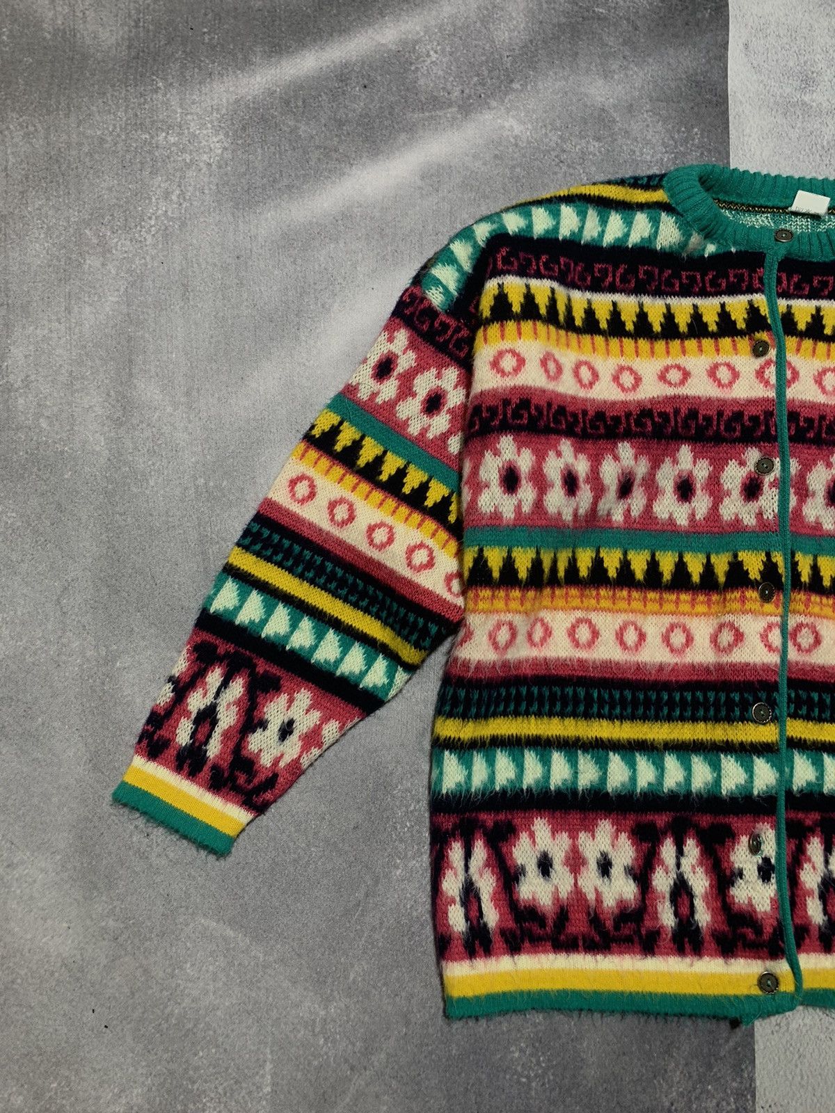 Other Vintage 90s Art knitwear sweater hippie style Japanese L Size L / US 10 / IT 46 - 3 Thumbnail