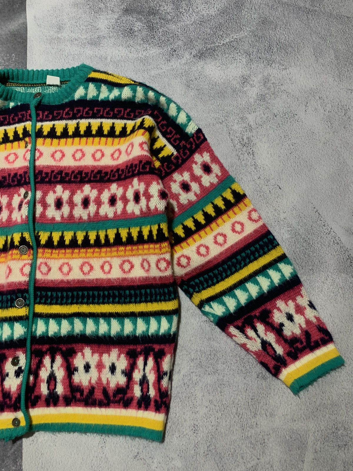 Other Vintage 90s Art knitwear sweater hippie style Japanese L Size L / US 10 / IT 46 - 4 Thumbnail