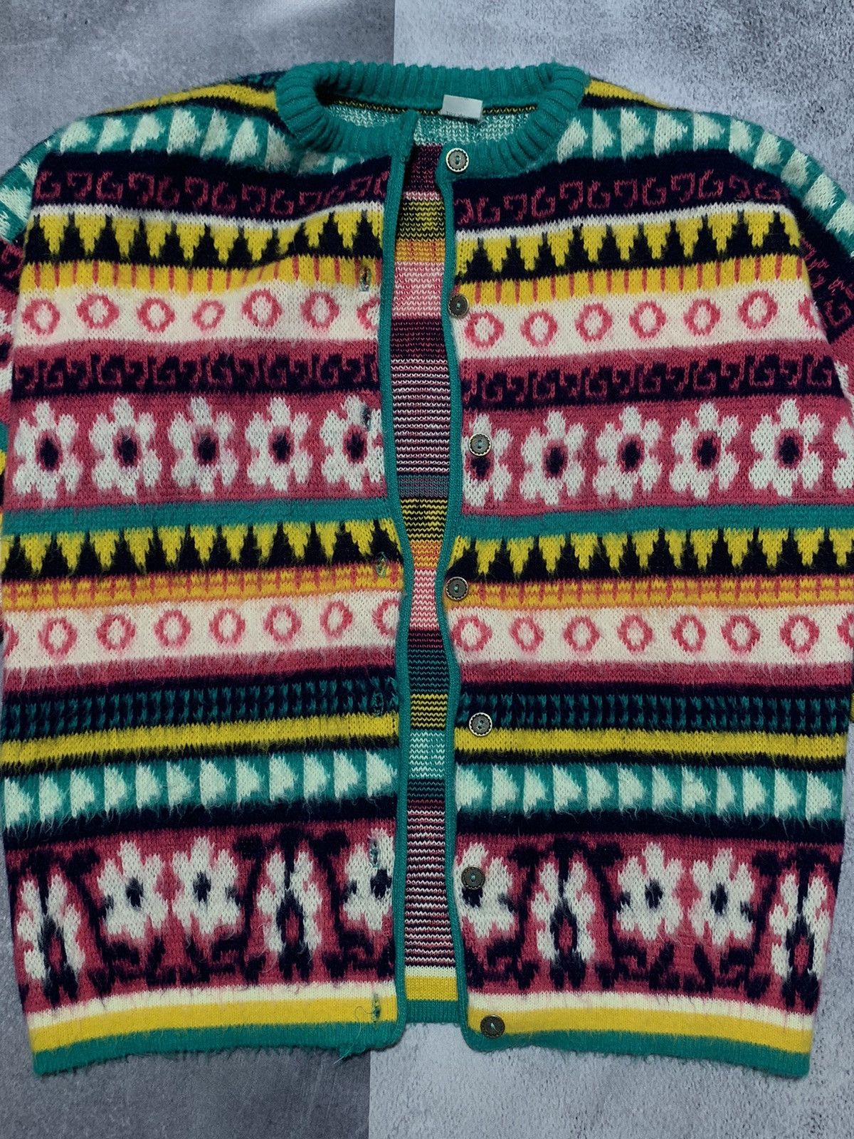Other Vintage 90s Art knitwear sweater hippie style Japanese L Size L / US 10 / IT 46 - 5 Thumbnail