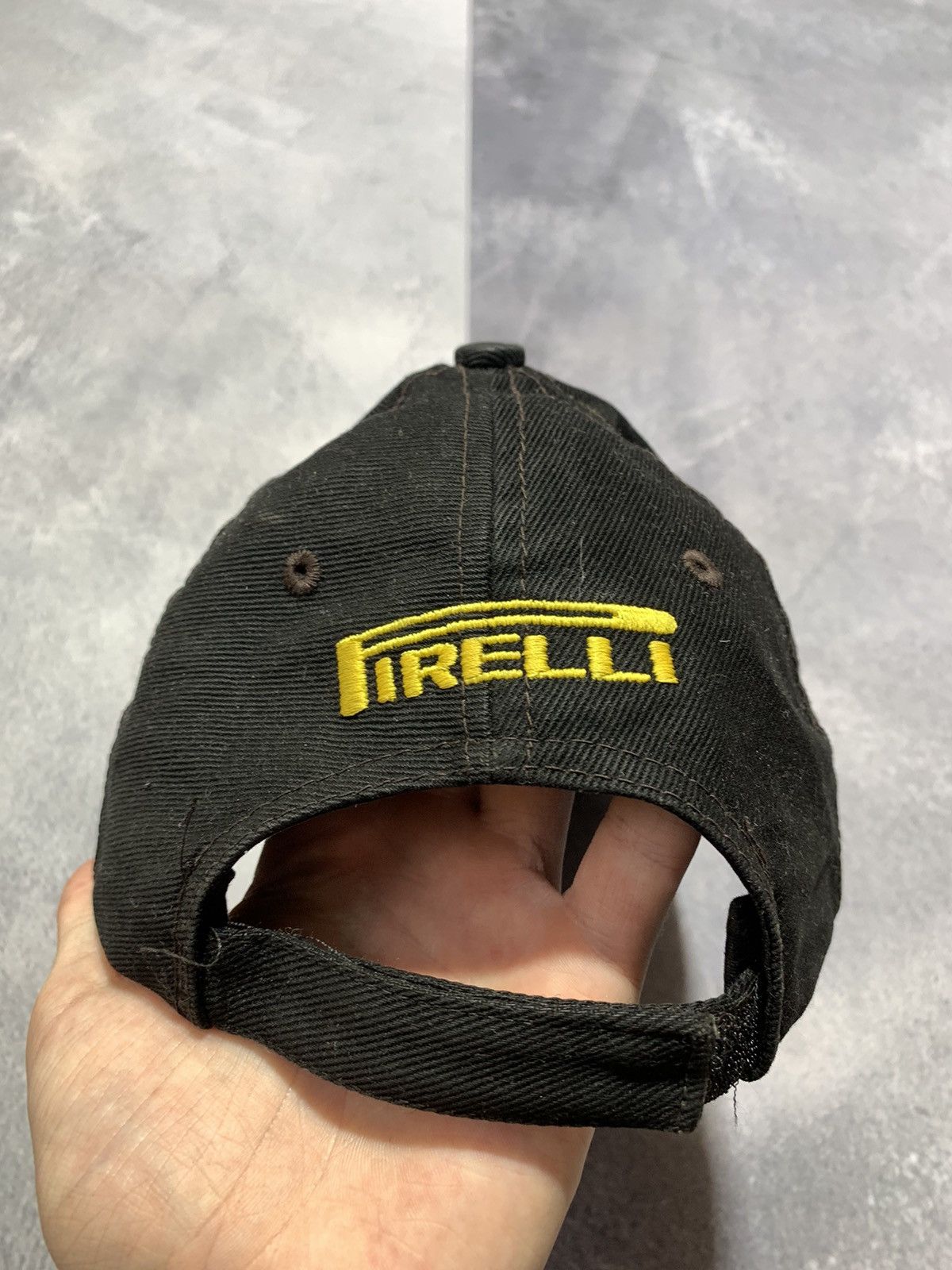Pirelli × Vintage Vintage 90s Pirelli racing cap big logo streetwear Size ONE SIZE - 2 Thumbnail