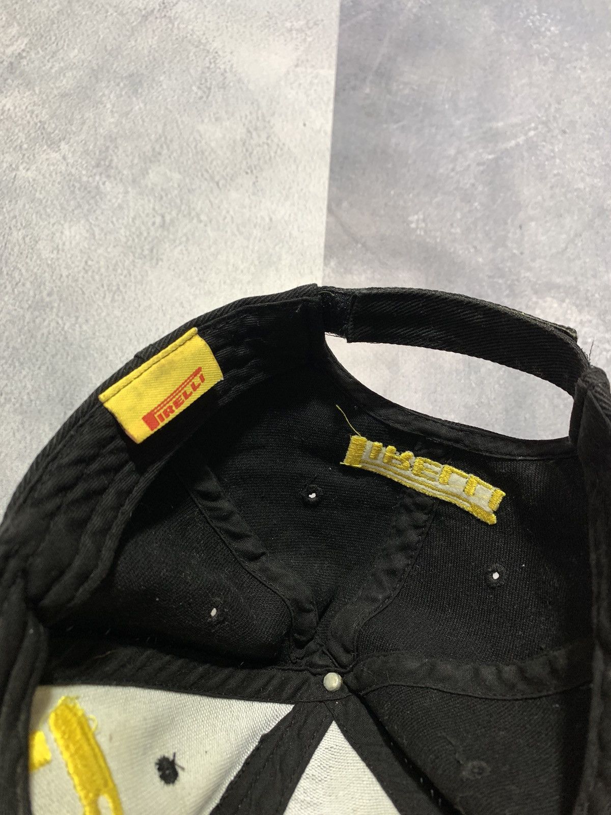 Pirelli × Vintage Vintage 90s Pirelli racing cap big logo streetwear Size ONE SIZE - 3 Thumbnail