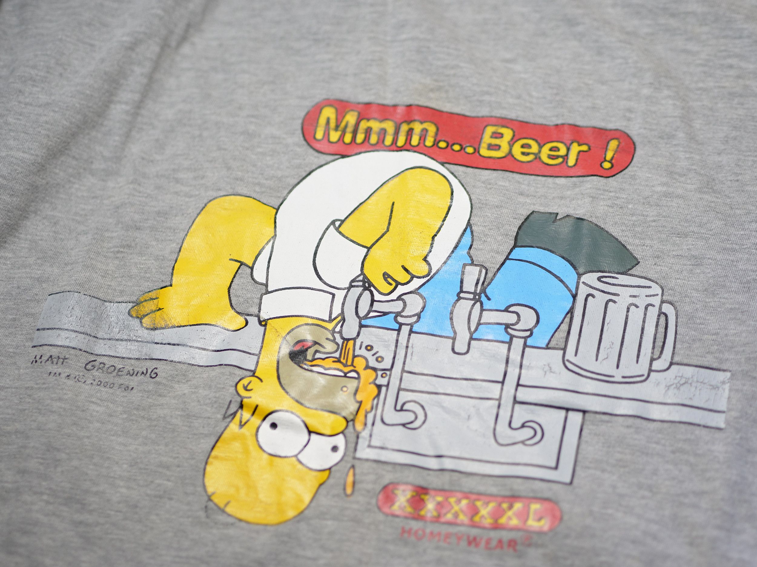 The Simpsons The Simpsons Homer vintage 2000 year t-shirt Size US XL / EU 56 / 4 - 5 Thumbnail
