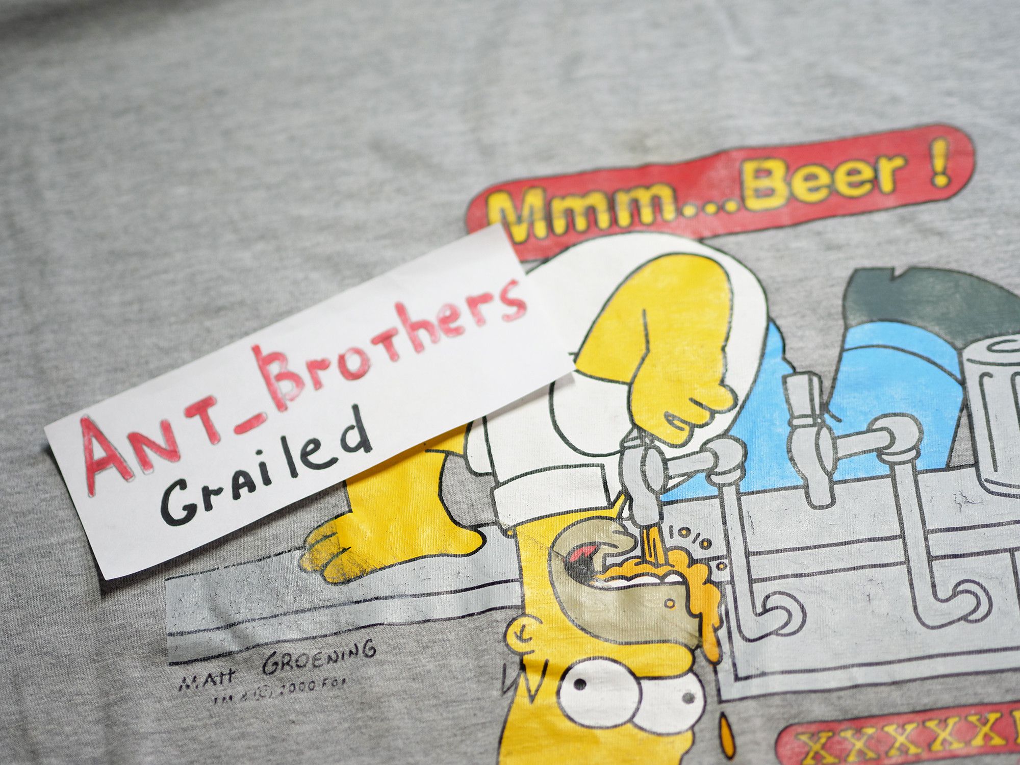 The Simpsons The Simpsons Homer vintage 2000 year t-shirt Size US XL / EU 56 / 4 - 2 Thumbnail