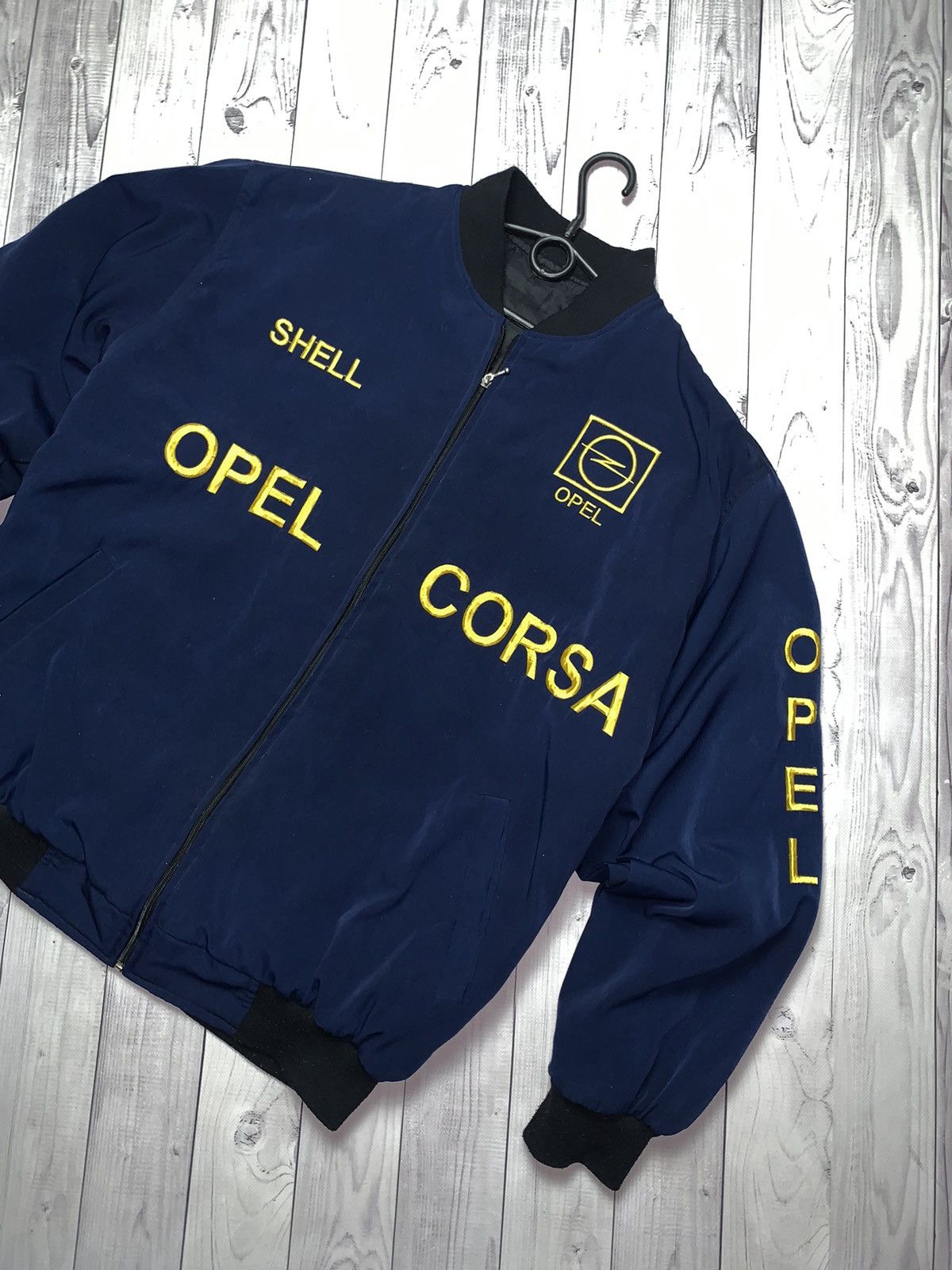 Vintage Vintage Opel racing jacket rare big logo size L Size US L / EU 52-54 / 3 - 3 Thumbnail