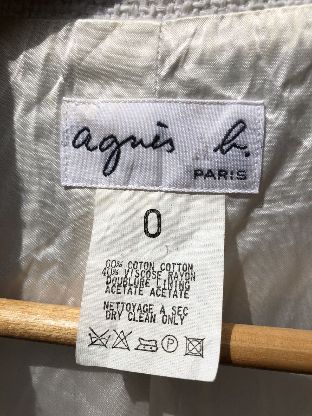 agnes b. Vintage Agnes B knit tweed jacket Size S / US 4 / IT 40 - 9 Thumbnail