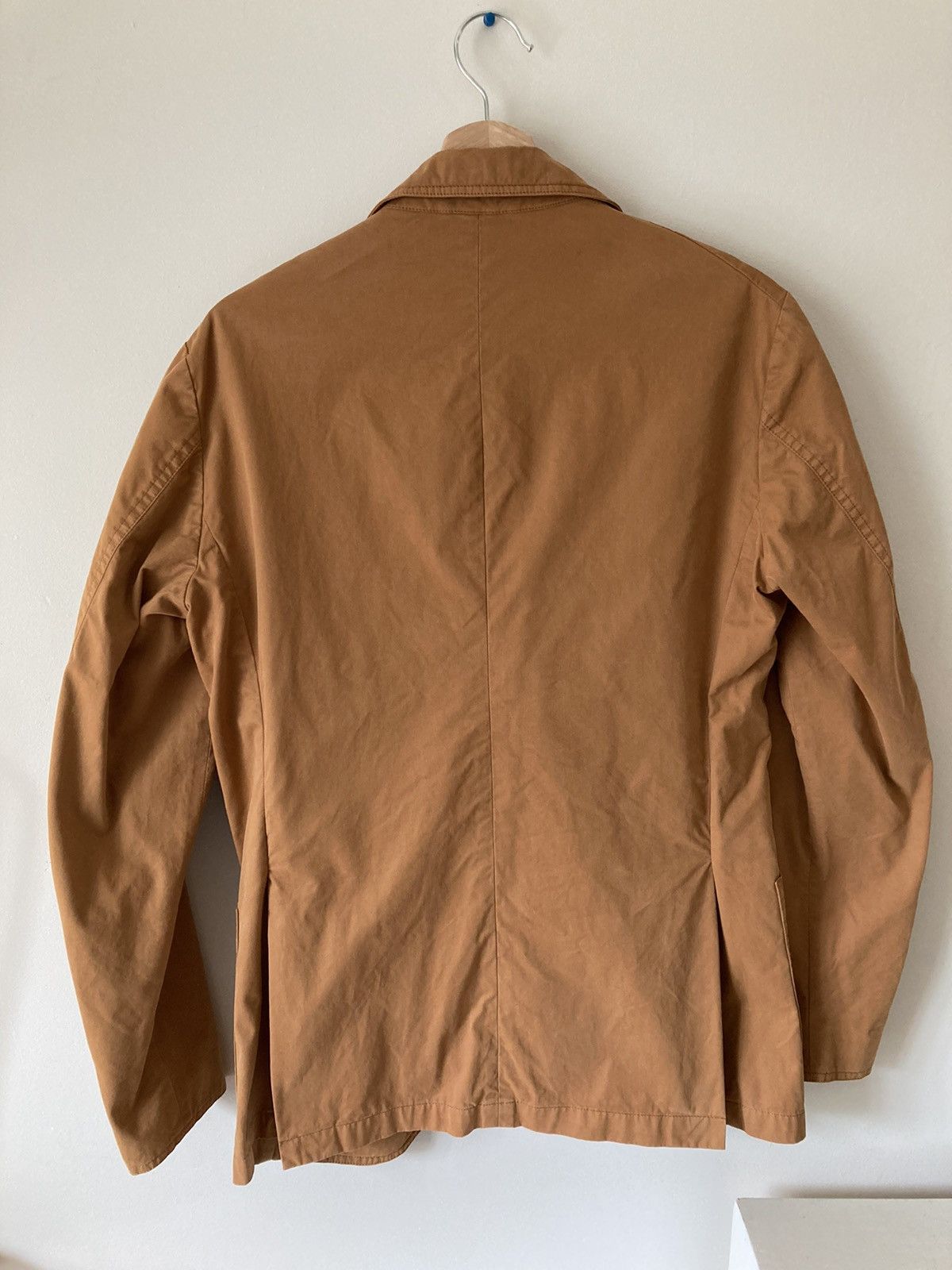 Spier & Mackay Garment-dyed unstructured khaki cotton sport coat Size 36R - 2 Thumbnail