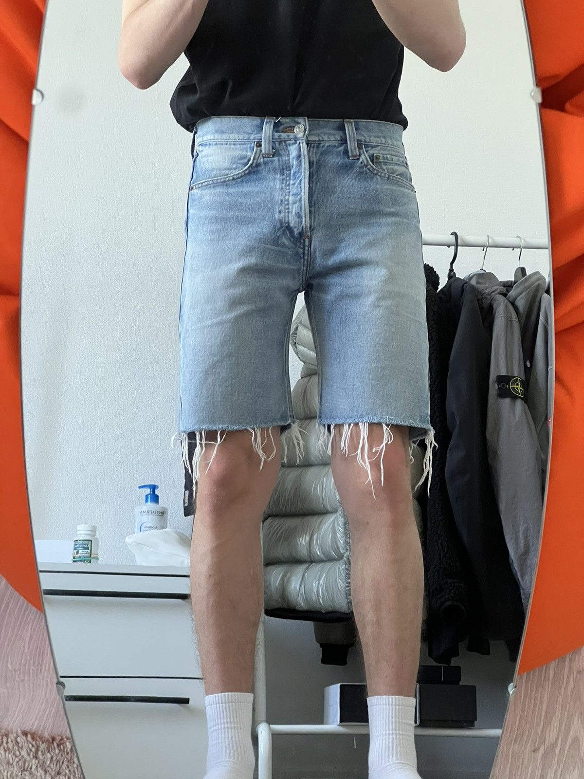 Balenciaga Balenciaga Denim Shorts Size US 30 / EU 46 - 8 Thumbnail