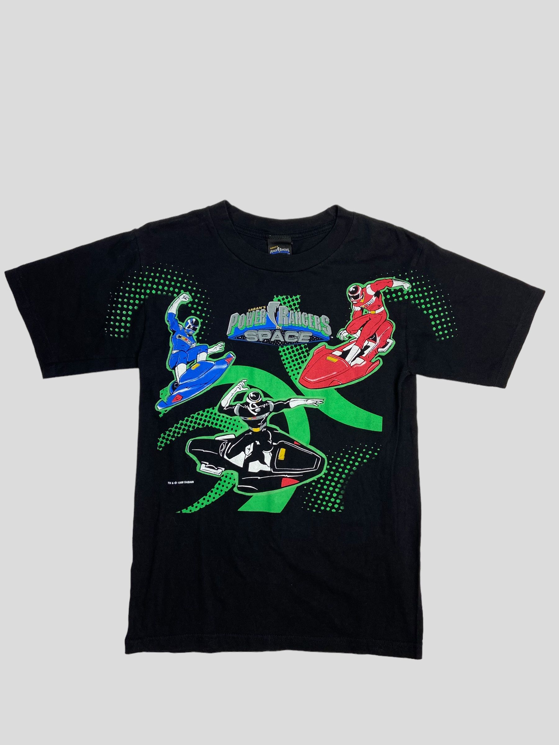 Vintage 1998 POWER RANGERS IN SPACE RARE BOXY FIT TEE | Grailed