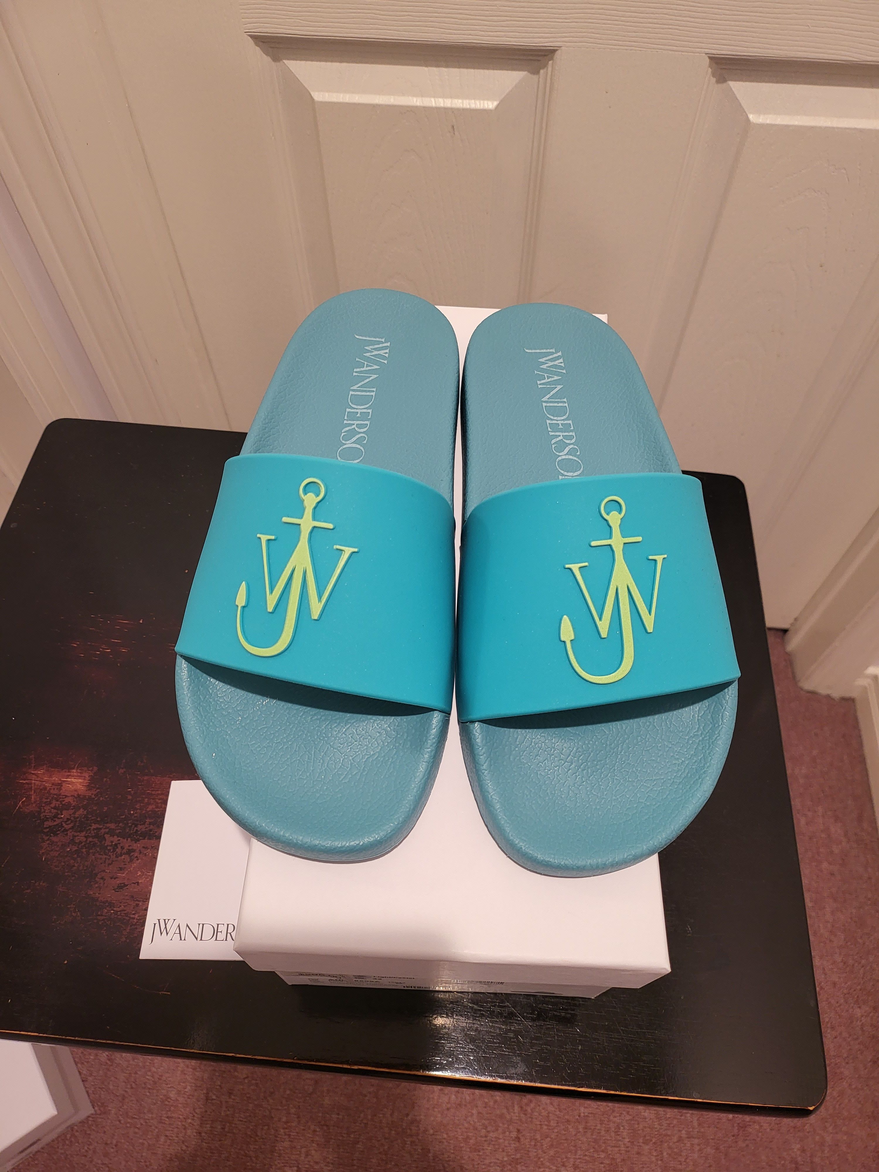 JW Anderson Anchor Logo Pool Sildes Size US 8 / EU 41 - 4 Thumbnail