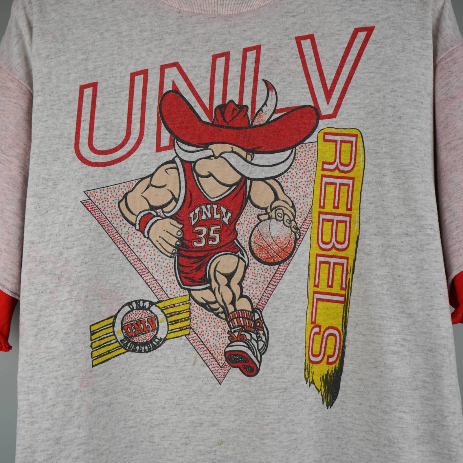 NBA × Vintage 1990s UNLV Rebels Basketball t-shirt Size US XL / EU 56 / 4 - 2 Thumbnail