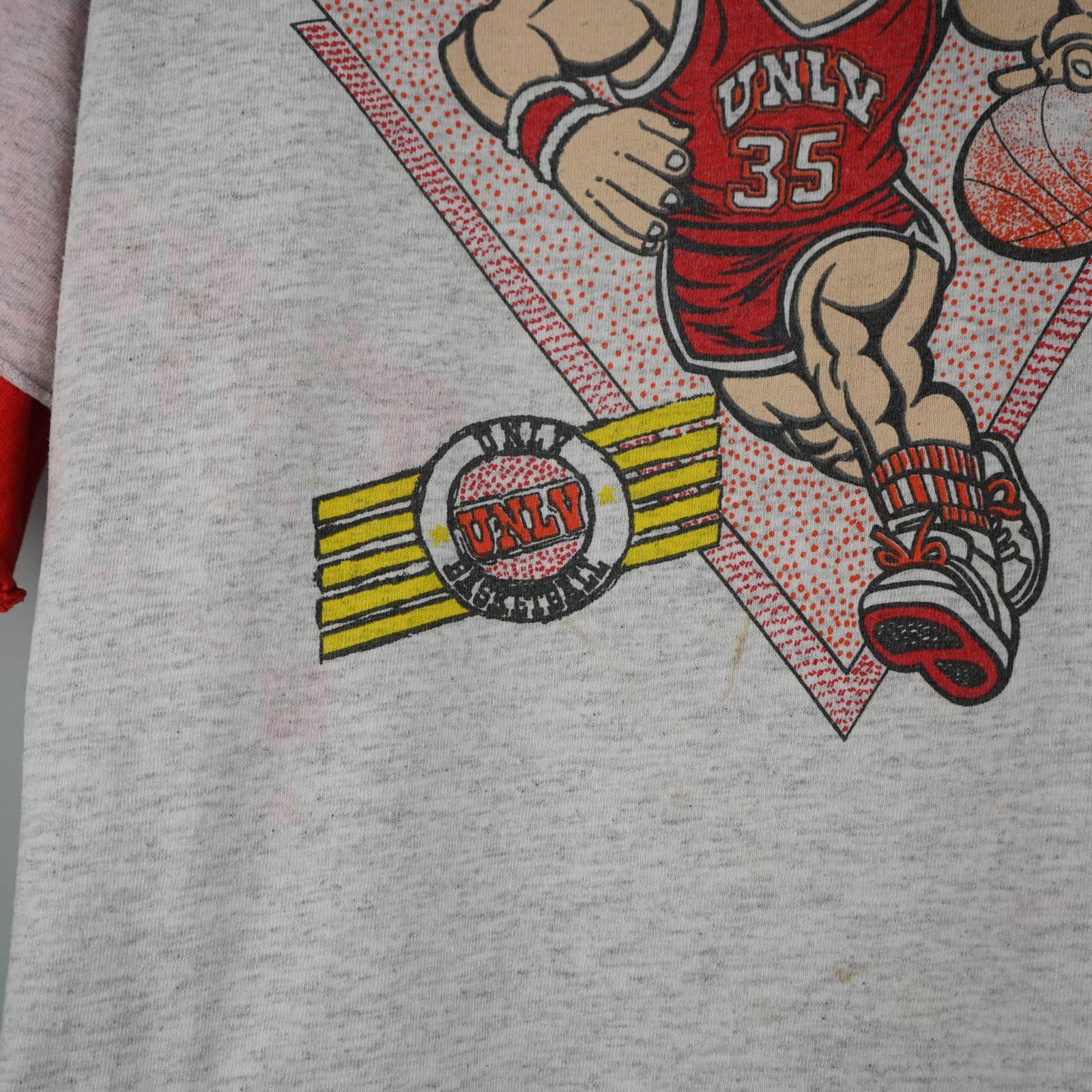 NBA × Vintage 1990s UNLV Rebels Basketball t-shirt Size US XL / EU 56 / 4 - 3 Thumbnail