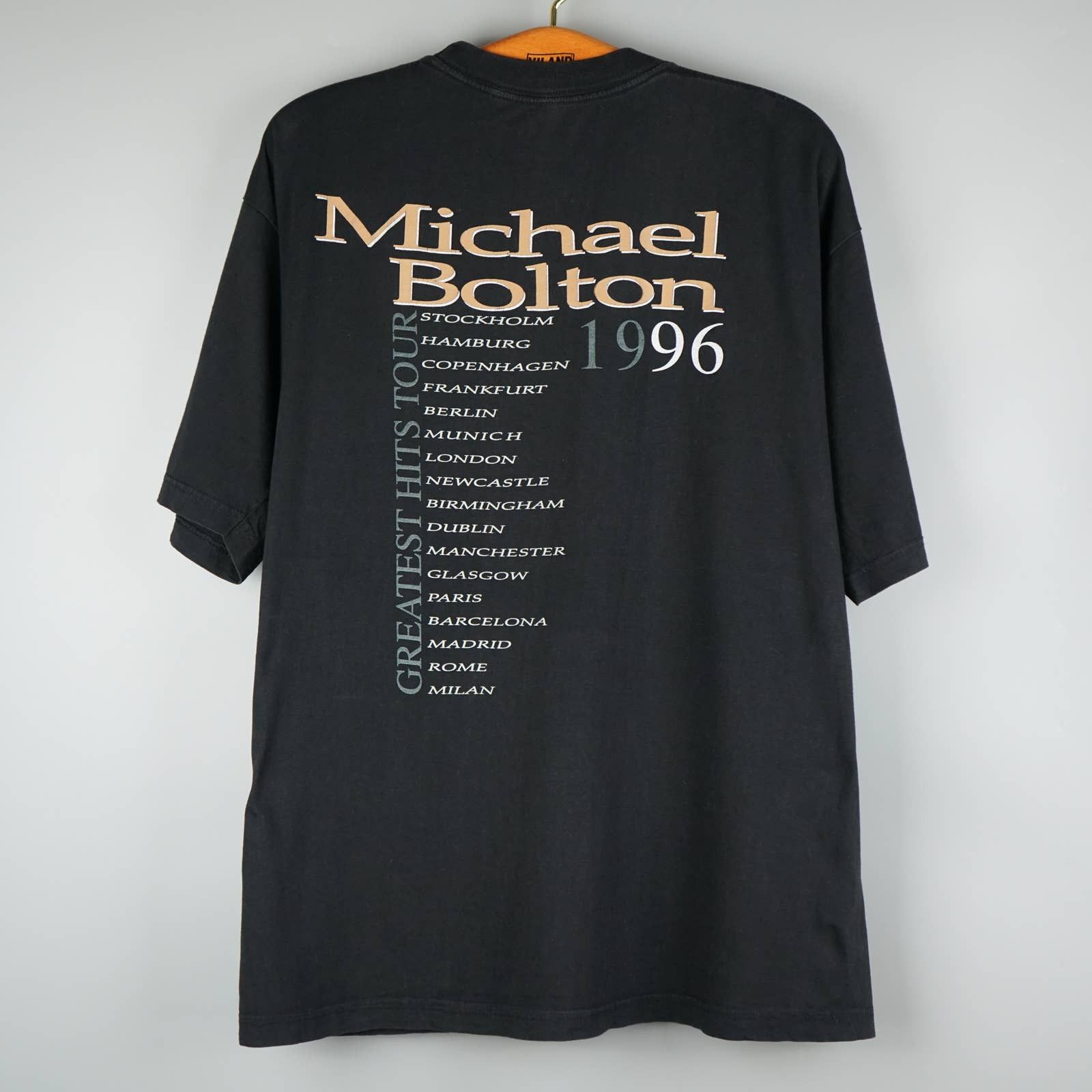 Band Tees × Vintage 1996 Michael Bolton tour t-shirt Size US XL / EU 56 / 4 - 5 Thumbnail