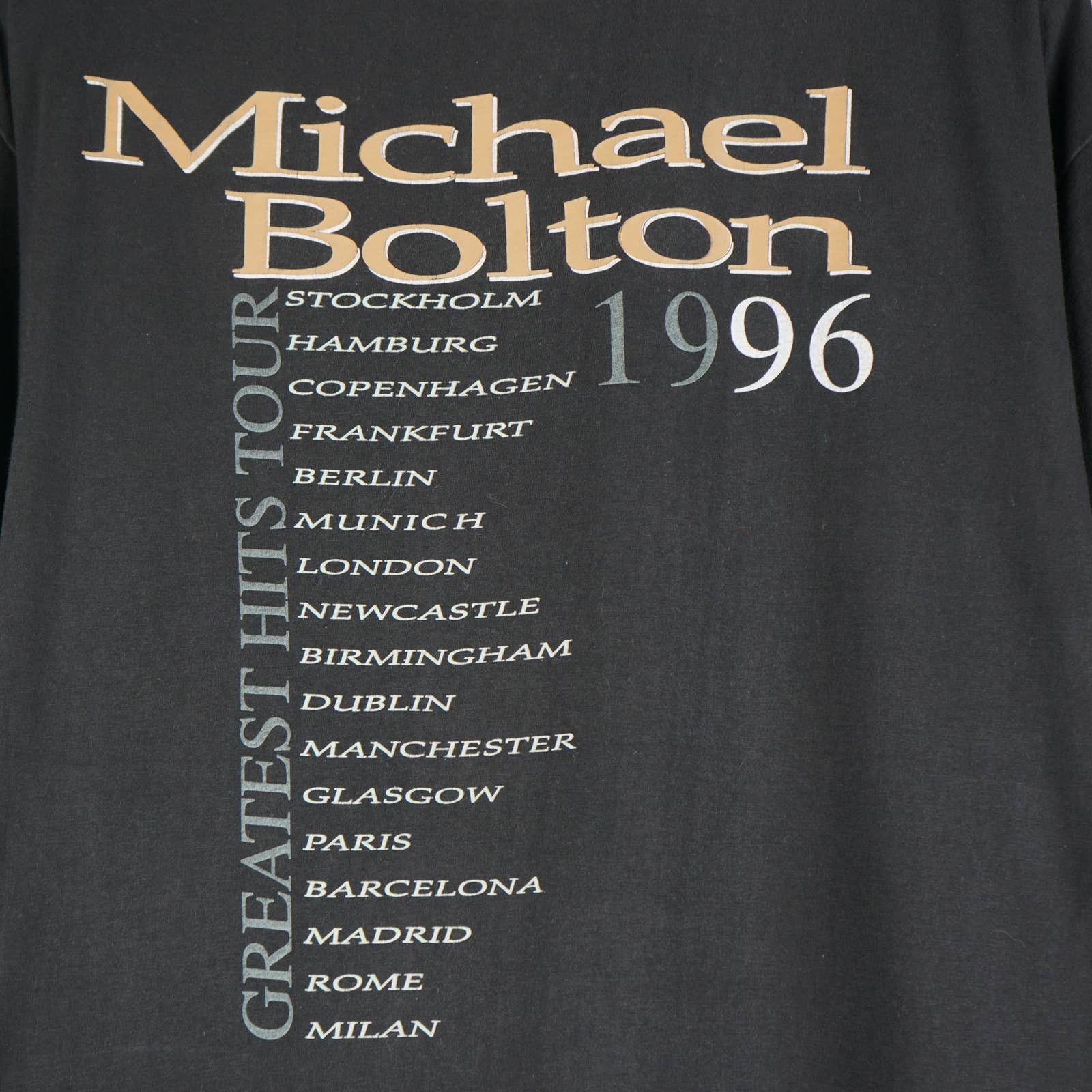 Band Tees × Vintage 1996 Michael Bolton tour t-shirt Size US XL / EU 56 / 4 - 6 Thumbnail