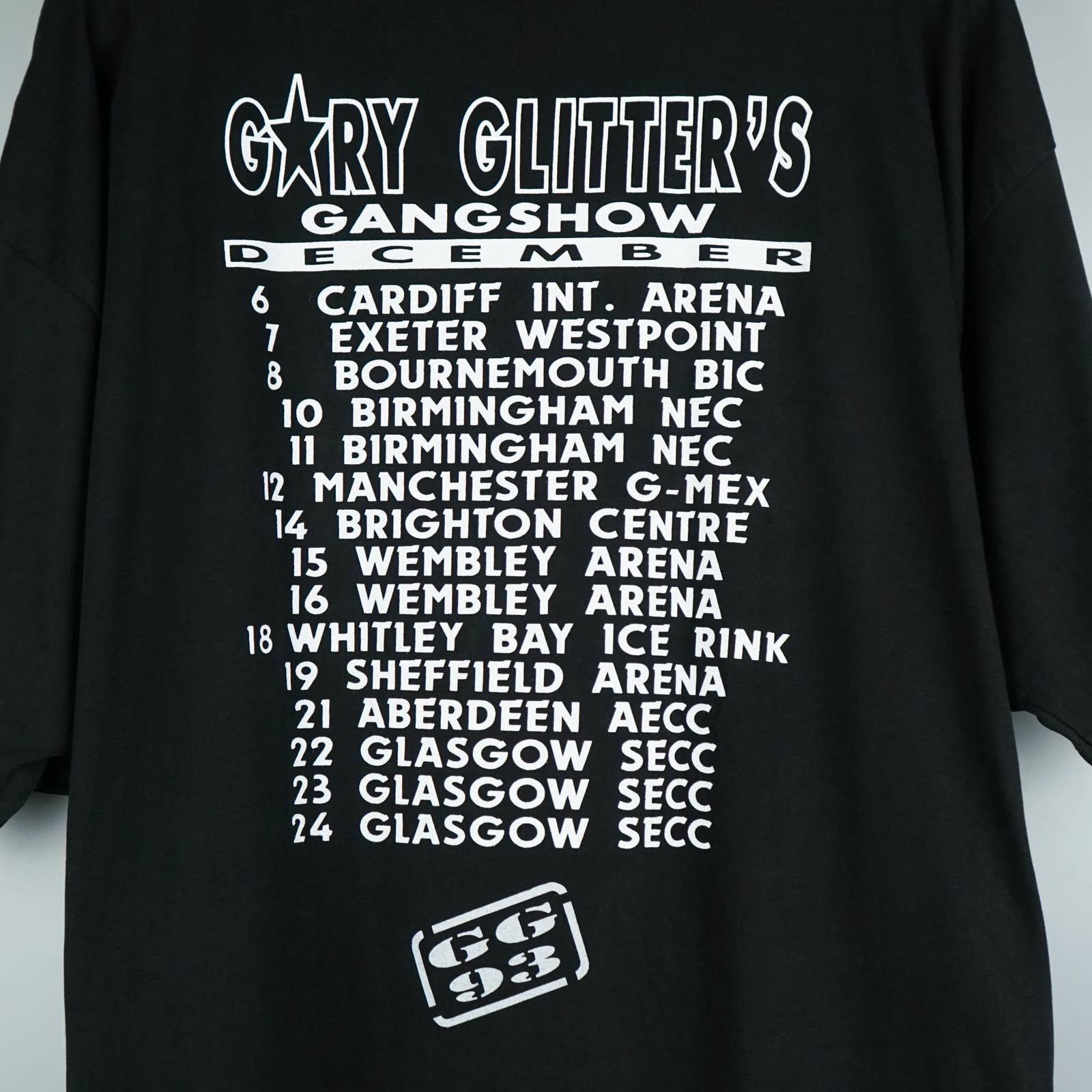 Band Tees × Vintage 1992 Gary Glitter t shirt 92 tour Size US XL / EU 56 / 4 - 5 Thumbnail