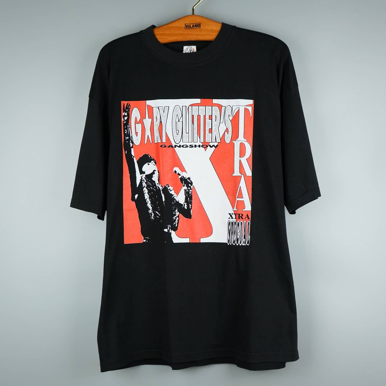 Band Tees × Vintage 1992 Gary Glitter t shirt 92 tour Size US XL / EU 56 / 4 - 1 Thumbnail