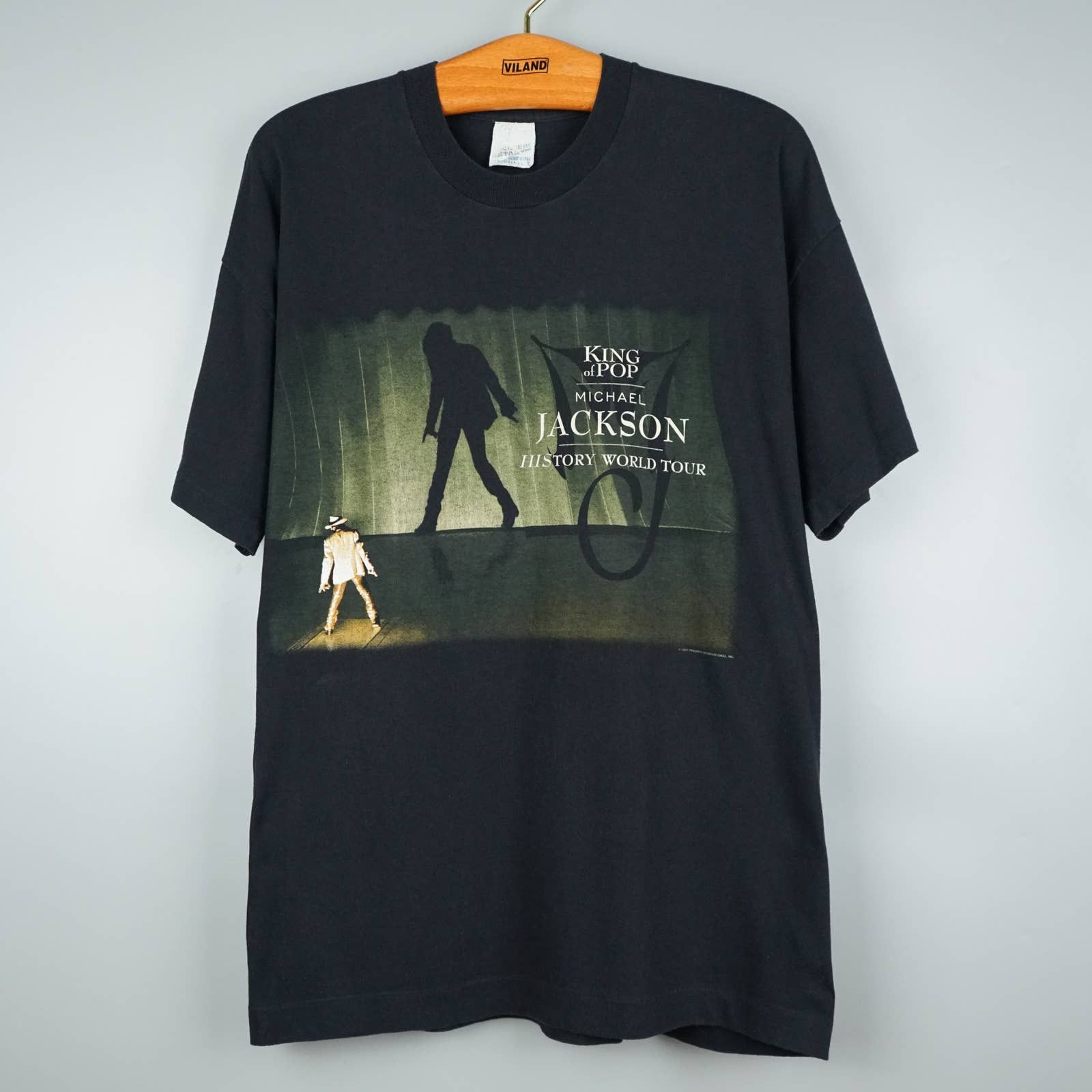 MICHAEL JACKSON Michael Jackson band T-shirt, men's size M unclear black type Vintage Second Hand main image 1