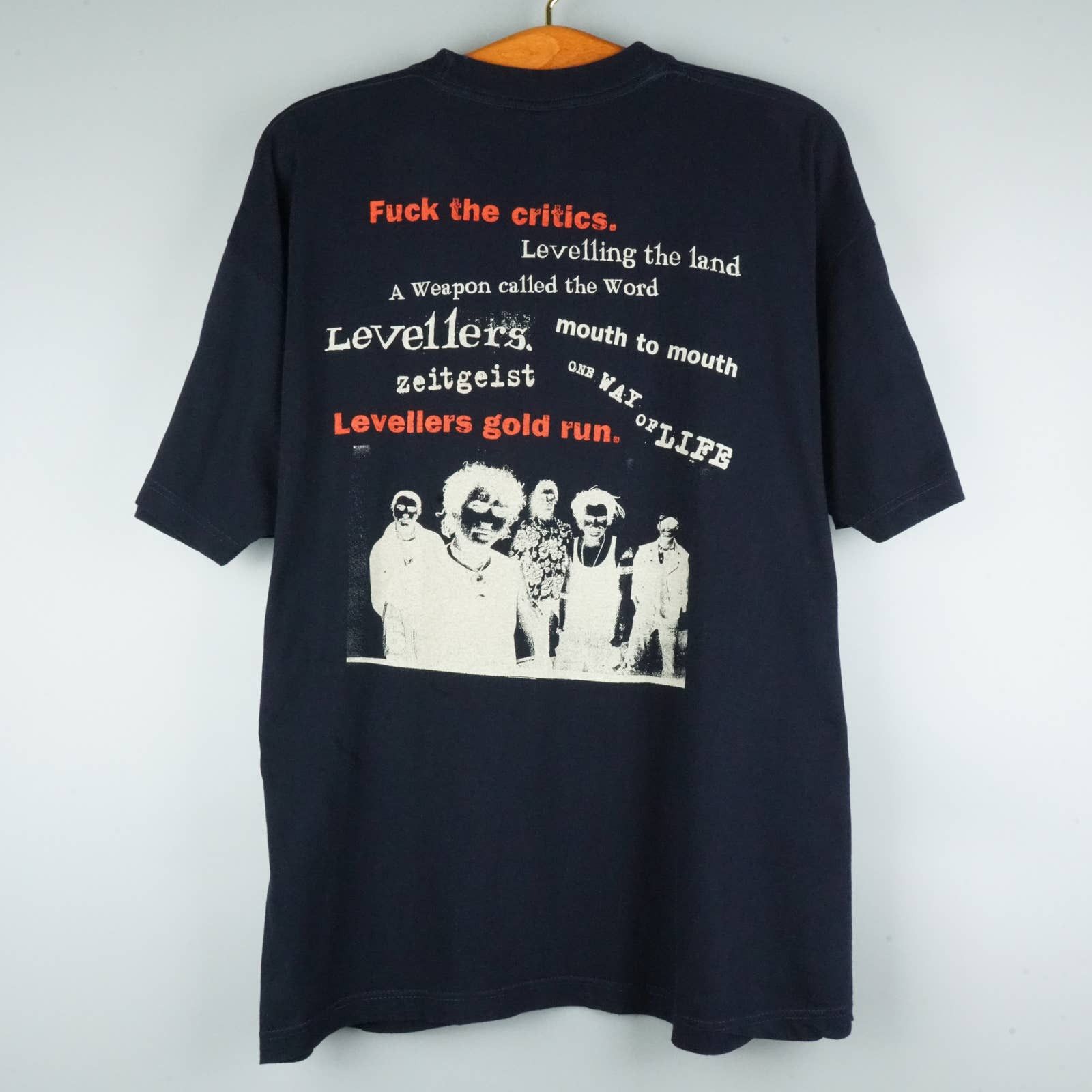 Band Tees × Vintage Vintage Levellers t shirt 1999 Size US XL / EU 56 / 4 - 6 Thumbnail