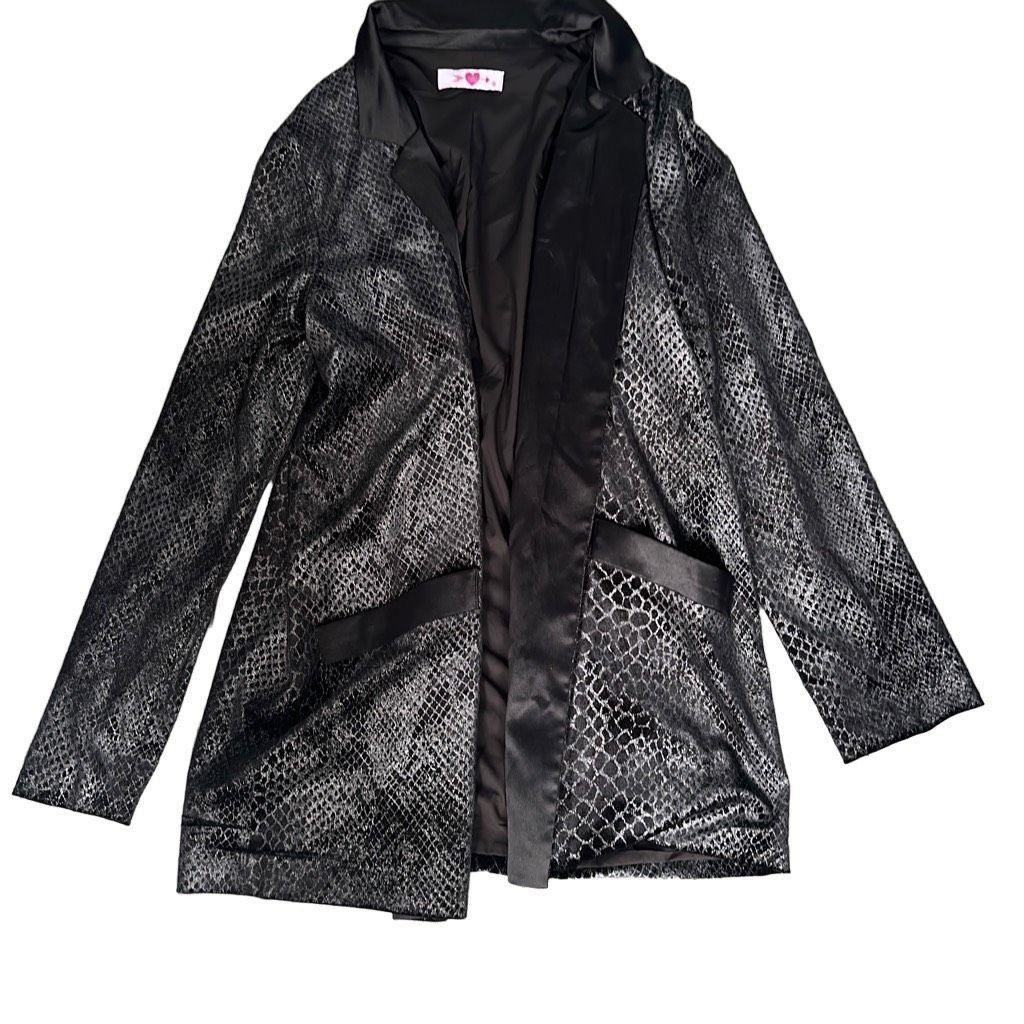 BUDDY LOVE Hugh Black Cobra Oversized Blazer Buddy Love Cobr