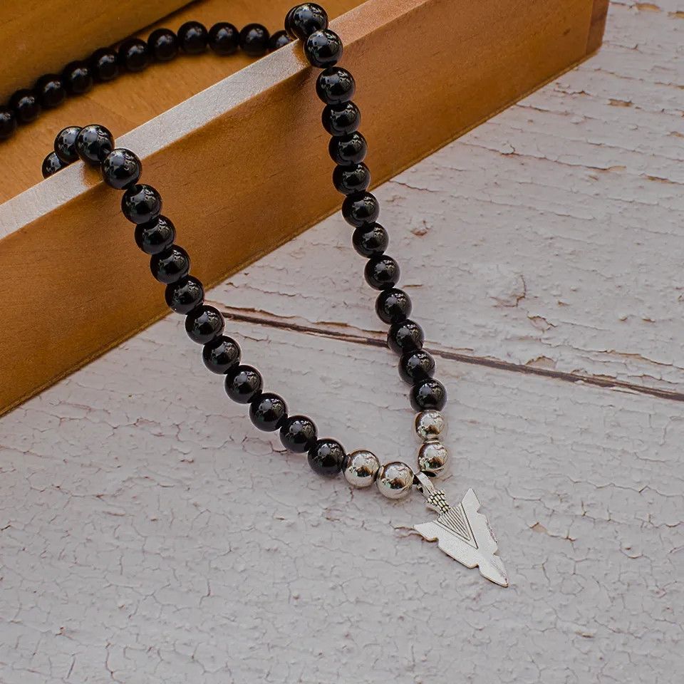 Jewelry 8mm Charm Arrows Choker Necklace Size ONE SIZE - 3 Thumbnail