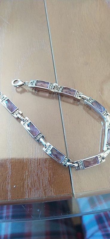 Sterling Silver 15cm + 5cm Design Simple Chain Bracelet Size ONE SIZE - 2 Thumbnail