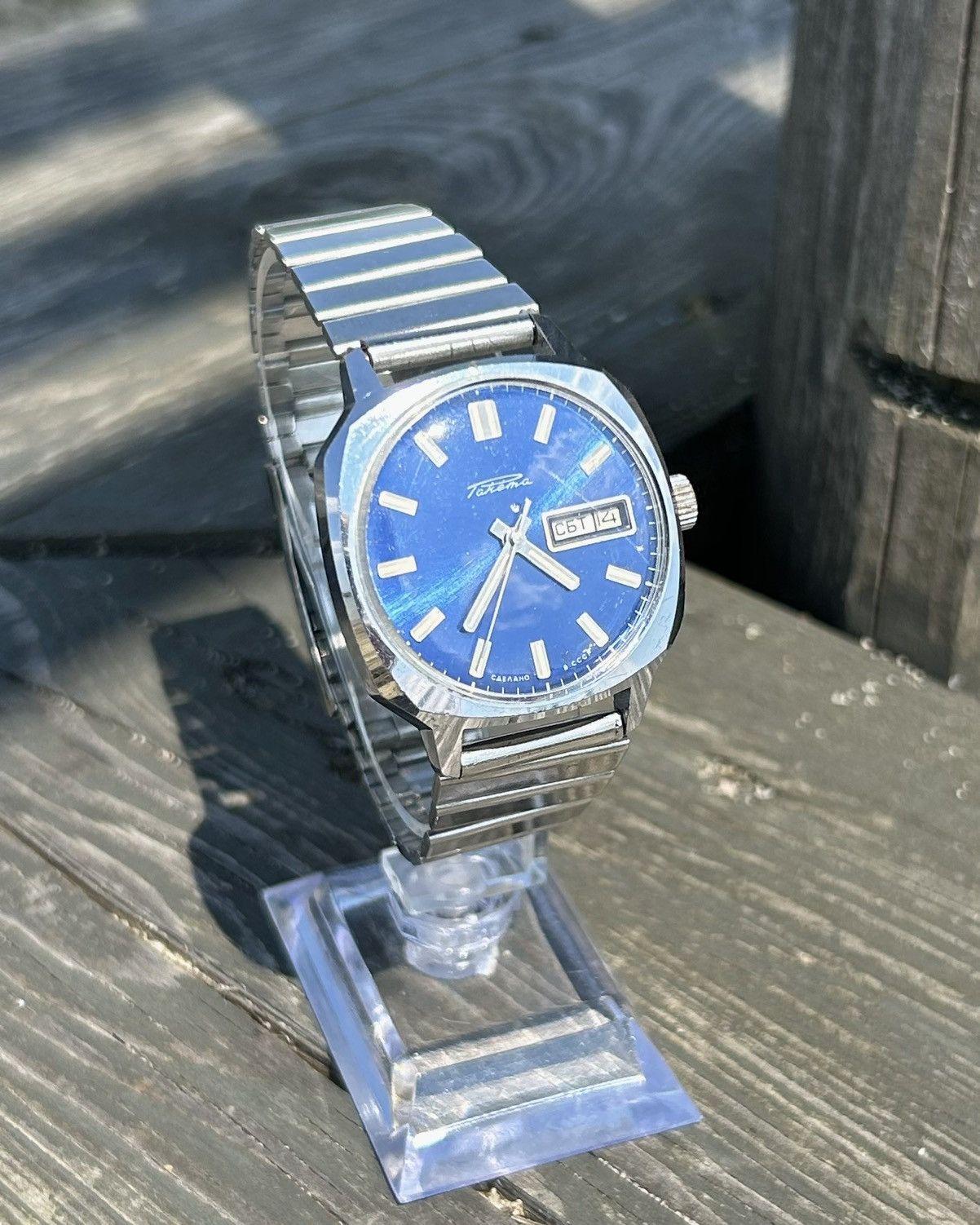 Other Vintage Soviet Watch RAKETA Automatic USSR Wristwatch 1980s Size ONE SIZE - 10 Thumbnail