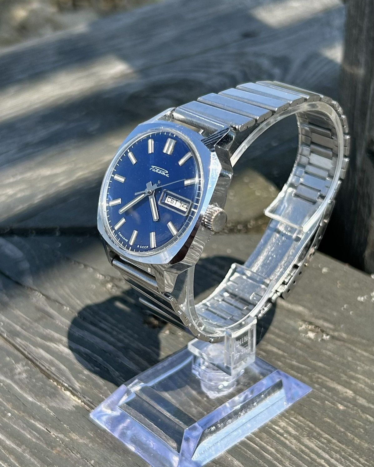 Other Vintage Soviet Watch RAKETA Automatic USSR Wristwatch 1980s Size ONE SIZE - 5 Thumbnail