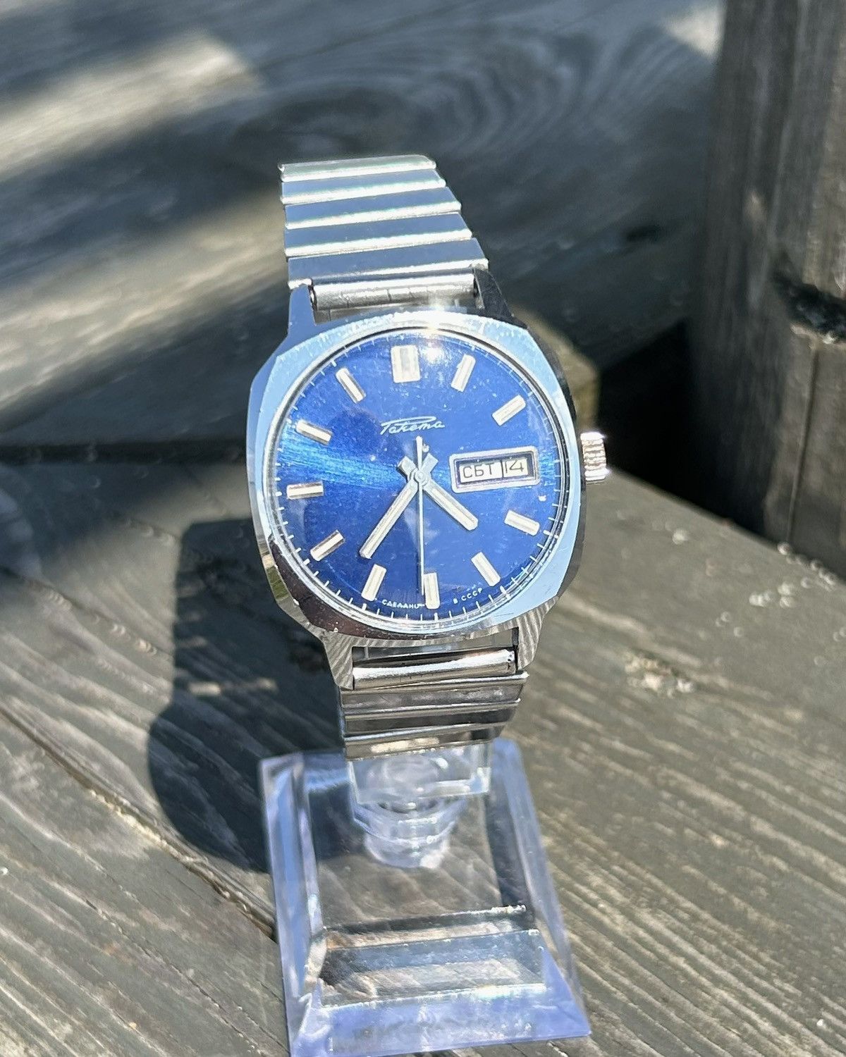Other Vintage Soviet Watch RAKETA Automatic USSR Wristwatch 1980s Size ONE SIZE - 9 Thumbnail