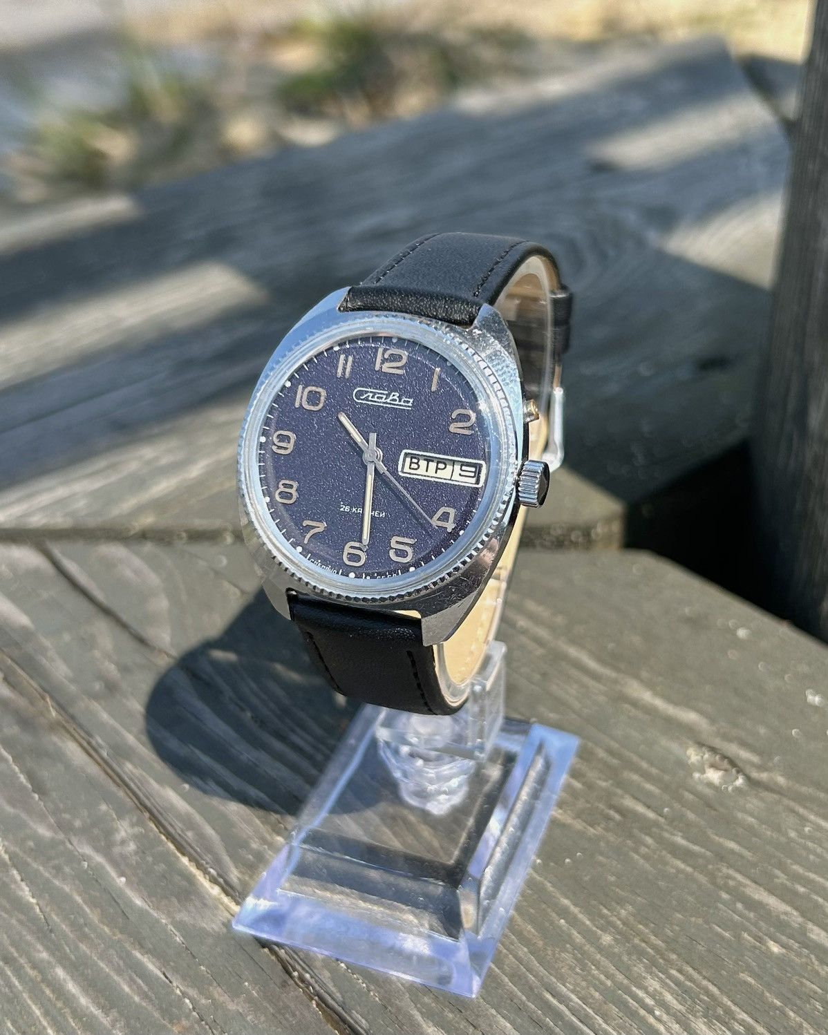 Other Vintage Soviet Watch Slava USSR Mechanical Wristwatch 1980s Size ONE SIZE - 3 Thumbnail