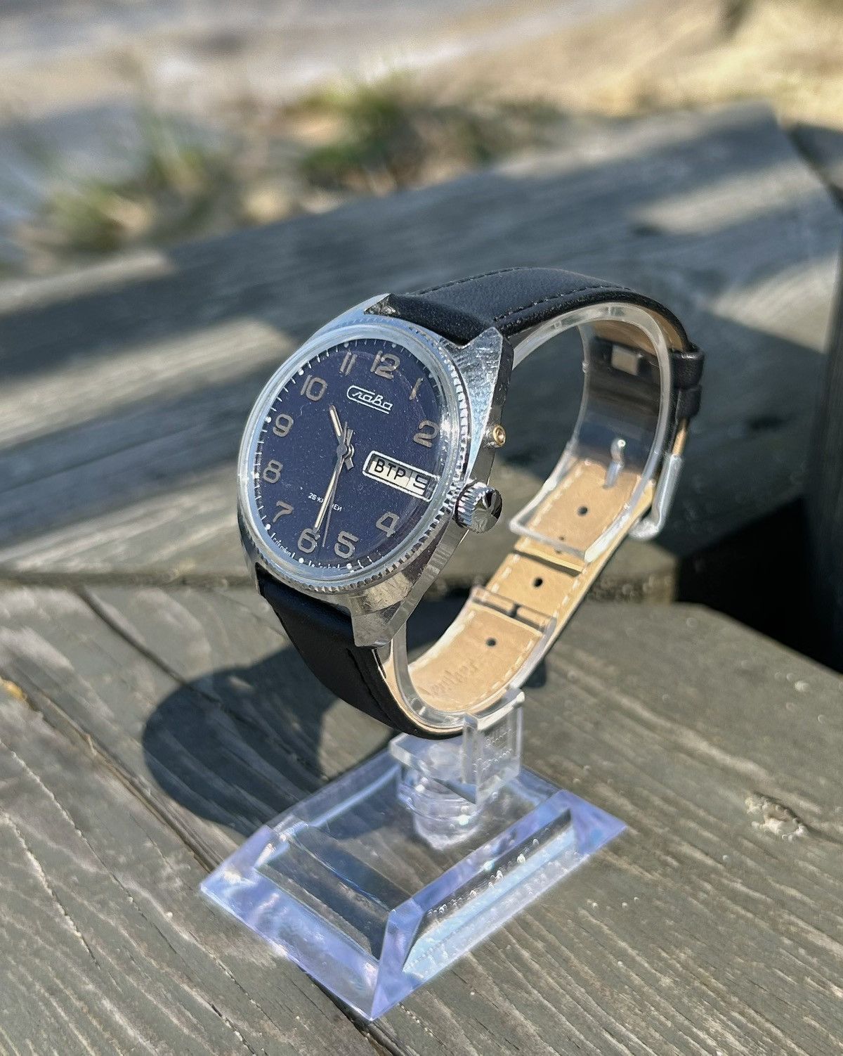 Other Vintage Soviet Watch Slava USSR Mechanical Wristwatch 1980s Size ONE SIZE - 5 Thumbnail