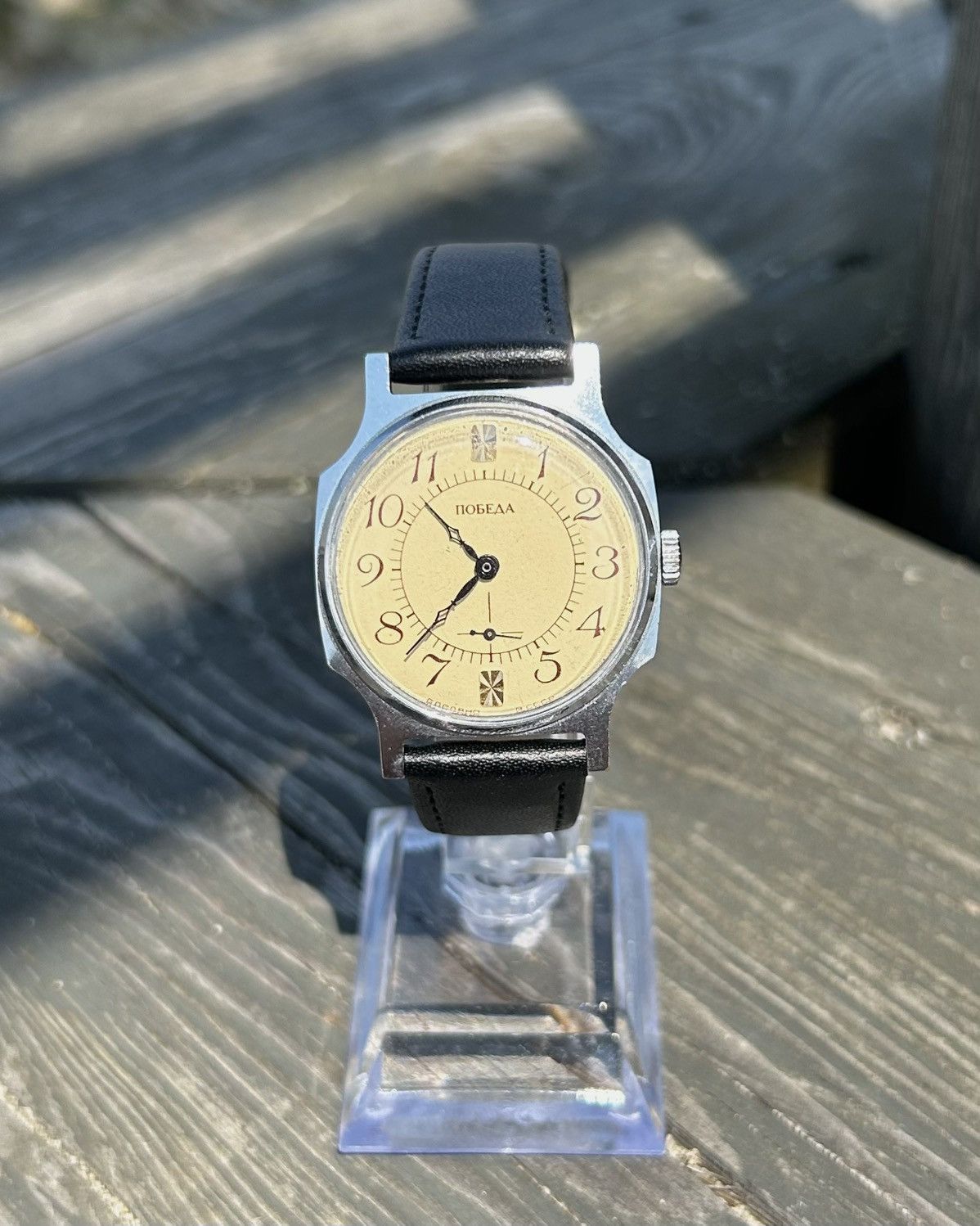 Other Vintage Wristwatch Pobeda Soviet USSR Retro Mechanical 1980s Size ONE SIZE - 2 Thumbnail