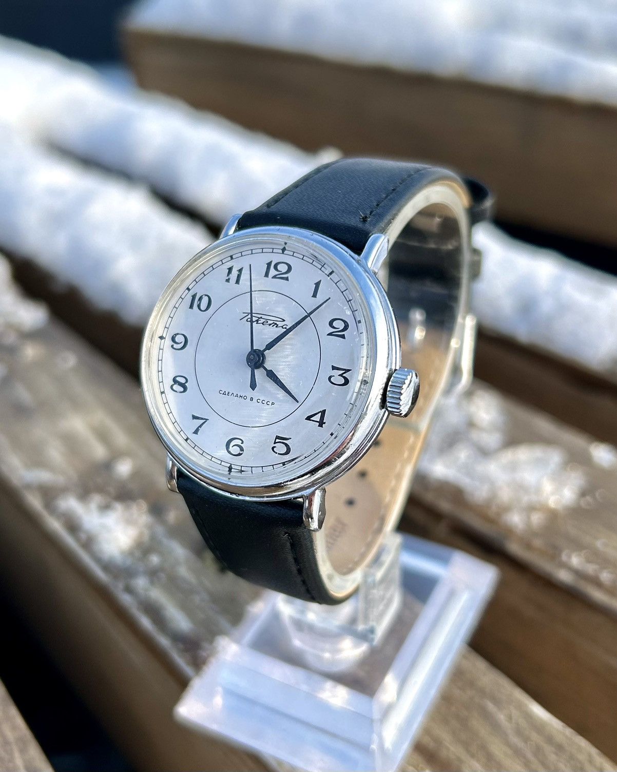 Vintage Vintage Soviet Raketa Watch Mechanical Wristwatch USSR 1980s Size ONE SIZE - 3 Thumbnail