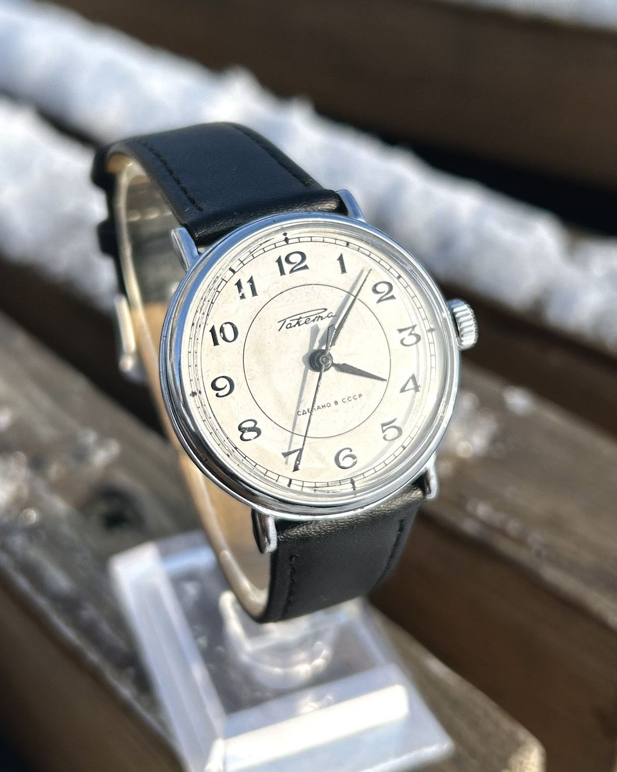 Vintage Vintage Soviet Raketa Watch Mechanical Wristwatch USSR 1980s Size ONE SIZE - 8 Thumbnail