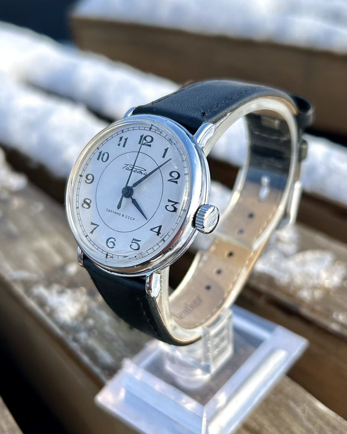 Vintage Vintage Soviet Raketa Watch Mechanical Wristwatch USSR 1980s Size ONE SIZE - 4 Thumbnail