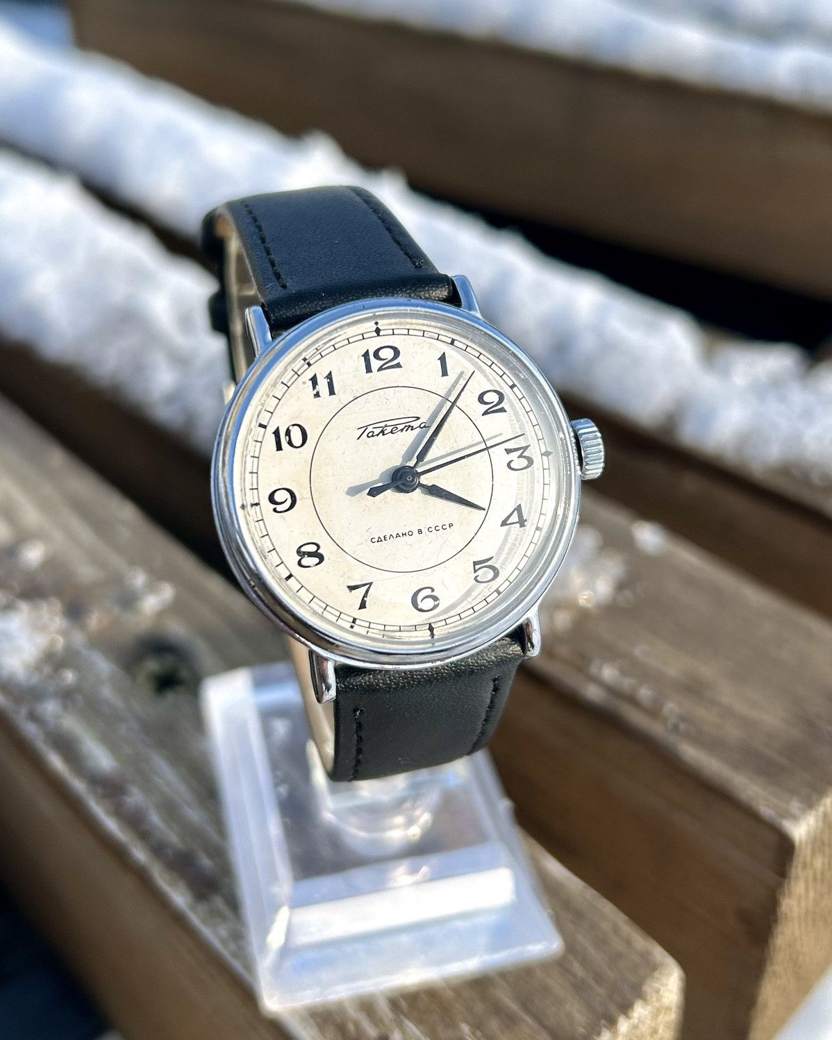 Vintage Vintage Soviet Raketa Watch Mechanical Wristwatch USSR 1980s Size ONE SIZE - 7 Thumbnail