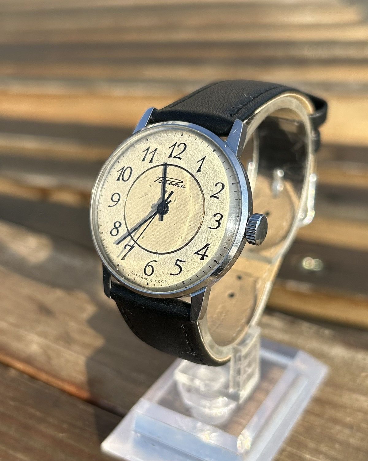 Vintage Vintage Soviet Raketa Watch Mechanical Wristwatch USSR 1980s Size ONE SIZE - 3 Thumbnail