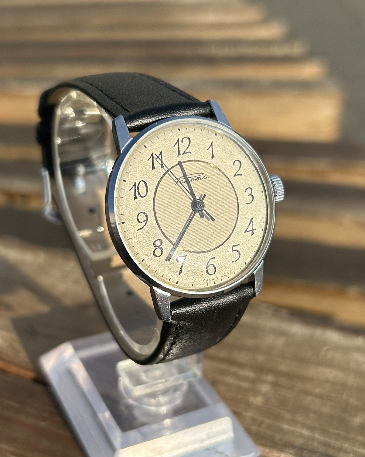 Vintage Vintage Soviet Raketa Watch Mechanical Wristwatch USSR 1980s Size ONE SIZE - 9 Thumbnail