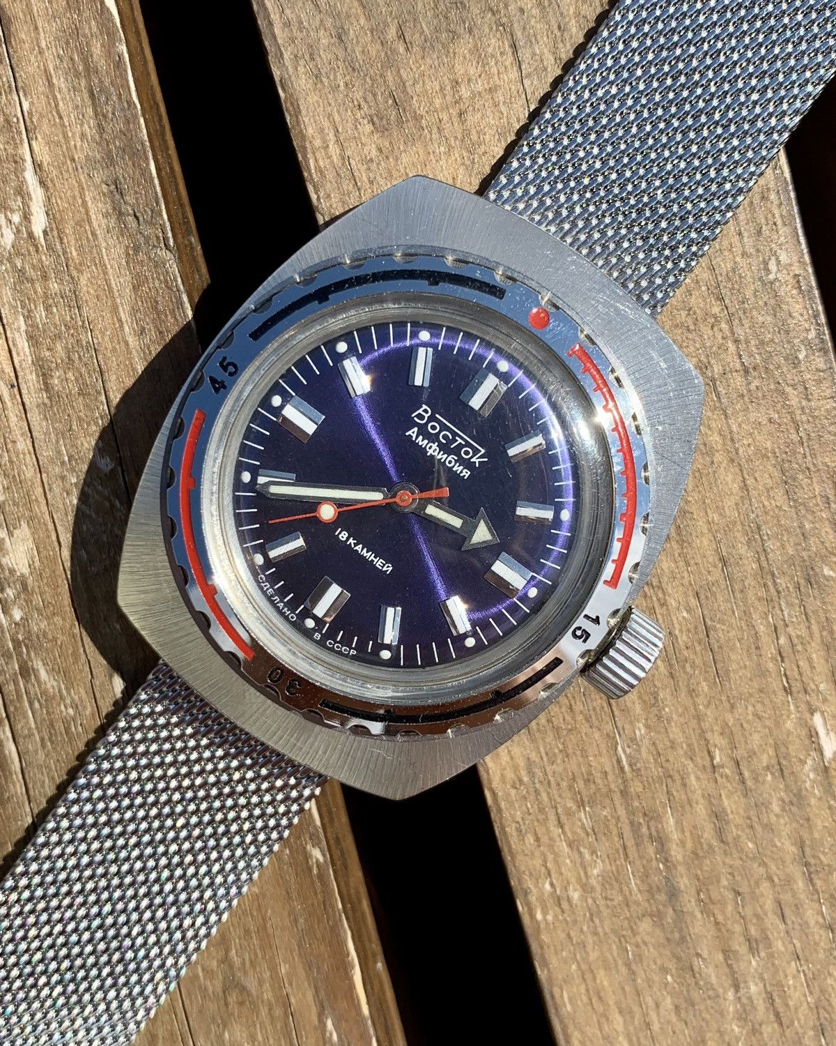 Vintage Vintage Perfect Vostok Amphibia USSR Soviet Watch 1980s Size ONE SIZE - 10 Thumbnail