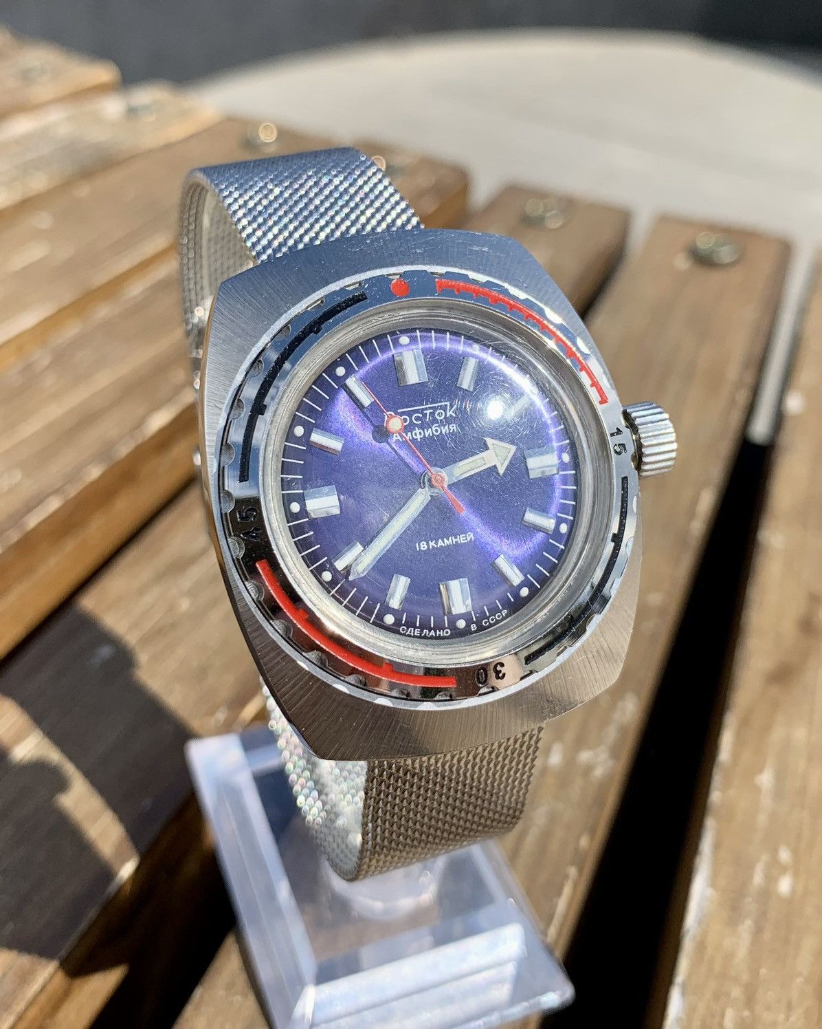 Vintage Vintage Perfect Vostok Amphibia USSR Soviet Watch 1980s Size ONE SIZE - 7 Thumbnail