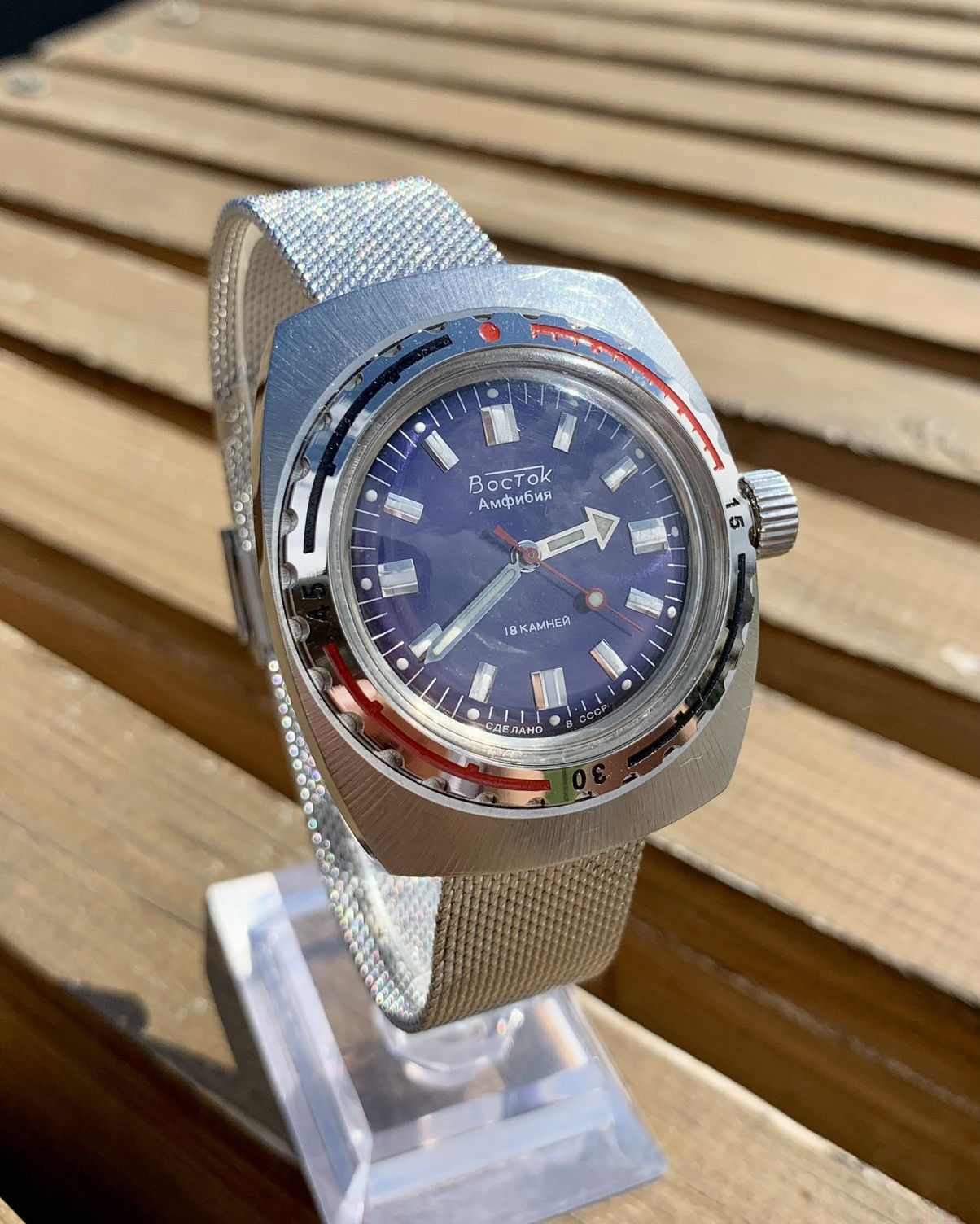 Vintage Vintage Perfect Vostok Amphibia USSR Soviet Watch 1980s Size ONE SIZE - 6 Thumbnail