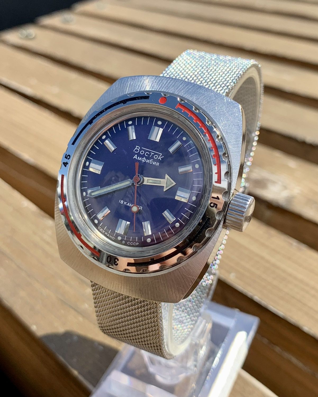 Vintage Vintage Perfect Vostok Amphibia USSR Soviet Watch 1980s Size ONE SIZE - 3 Thumbnail