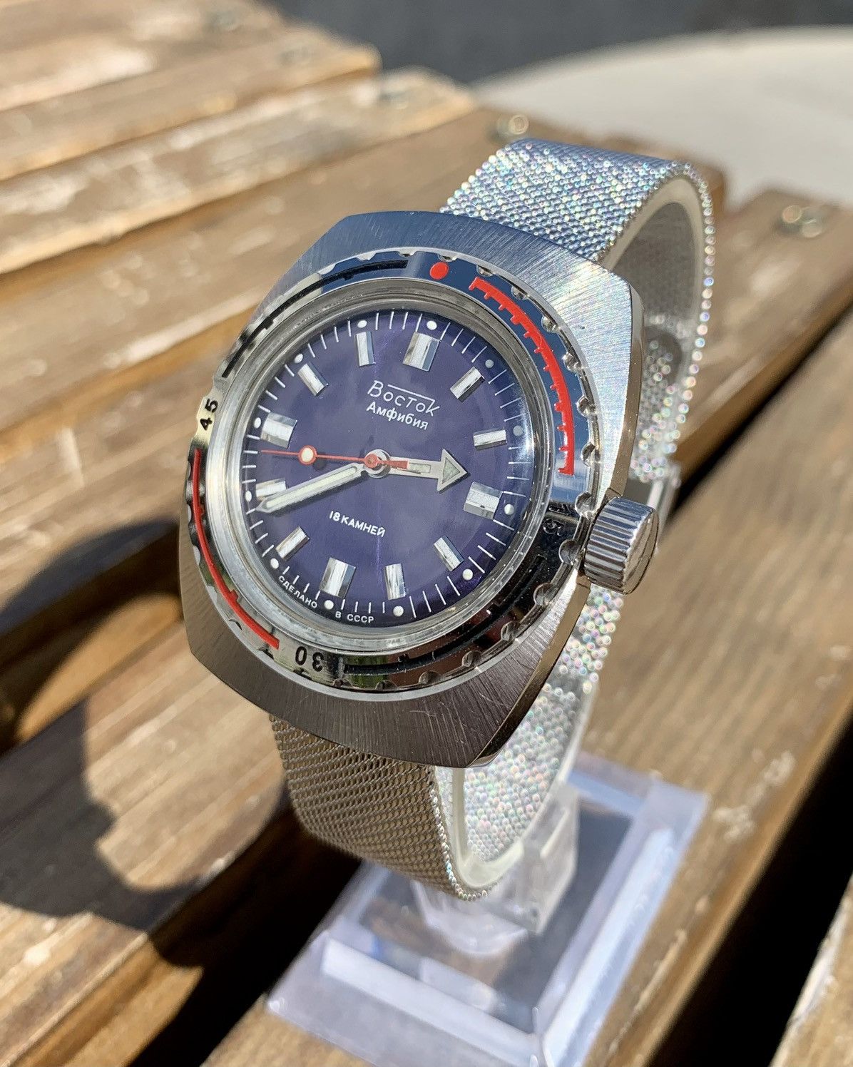 Vintage Vintage Perfect Vostok Amphibia USSR Soviet Watch 1980s Size ONE SIZE - 2 Thumbnail