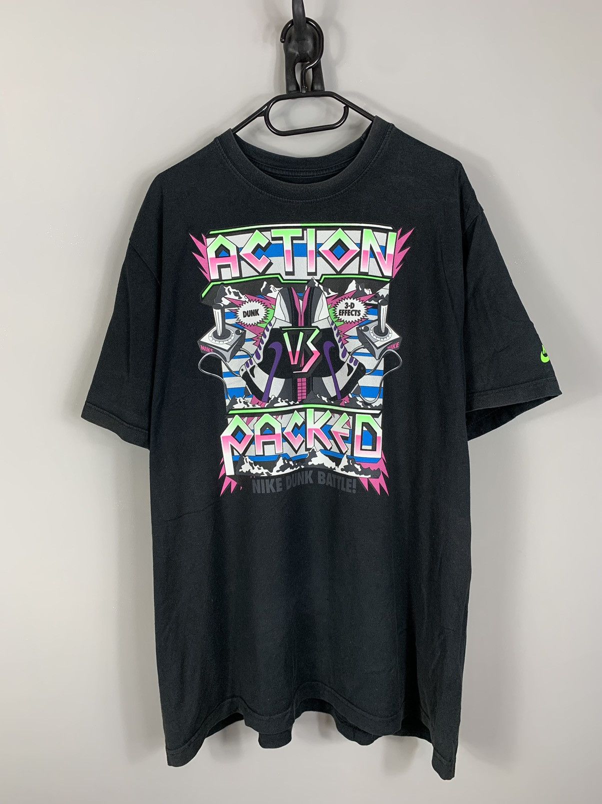 Nike × Vintage Nike DUNK Battle Washed Rare Tee Shirt Oversize Size US XXL / EU 58 / 5 - 1 Thumbnail